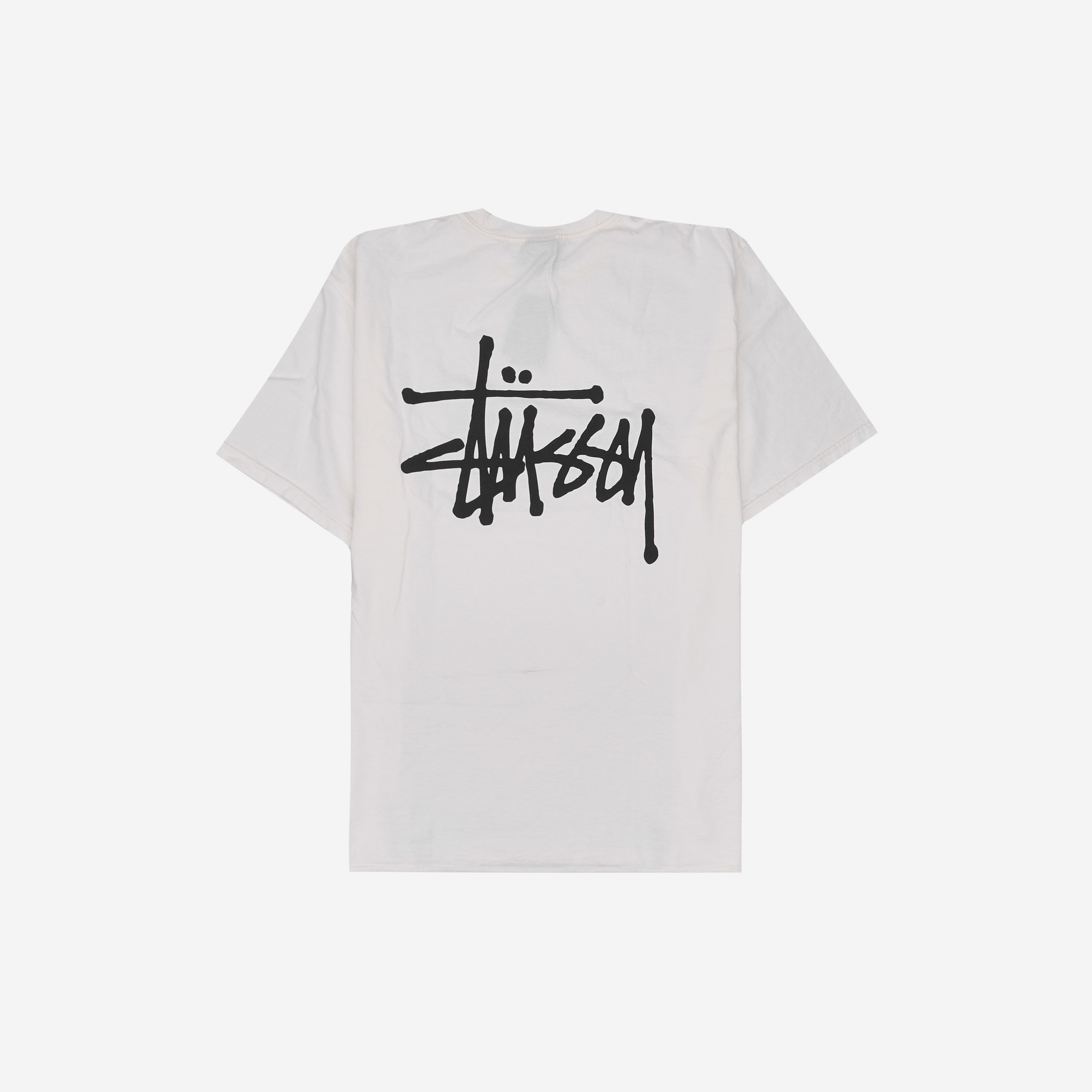 스투시 베이직 스투시 피그먼트 다이드 티셔츠 내츄럴 2023(Stussy Basic Stussy Pigment Dyed T-Shirt Natural 2023)