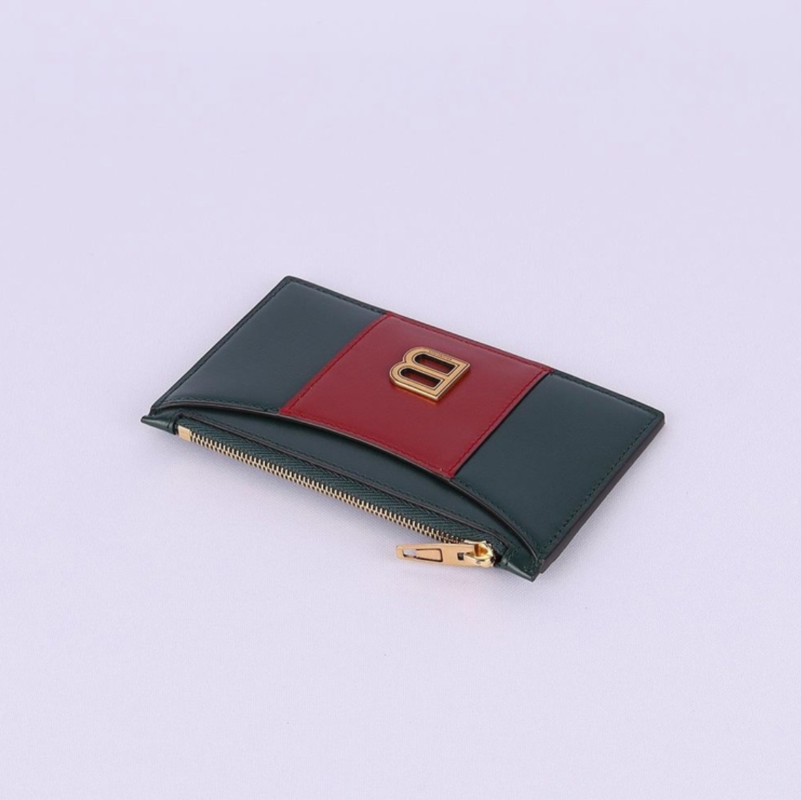 Gucci x Balenciaga The Hacker Project Card Case Wallet Green Red 착용 스타일