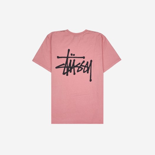 Stussy Basic Stussy Pigment Dyed T-Shirt Coral 2024