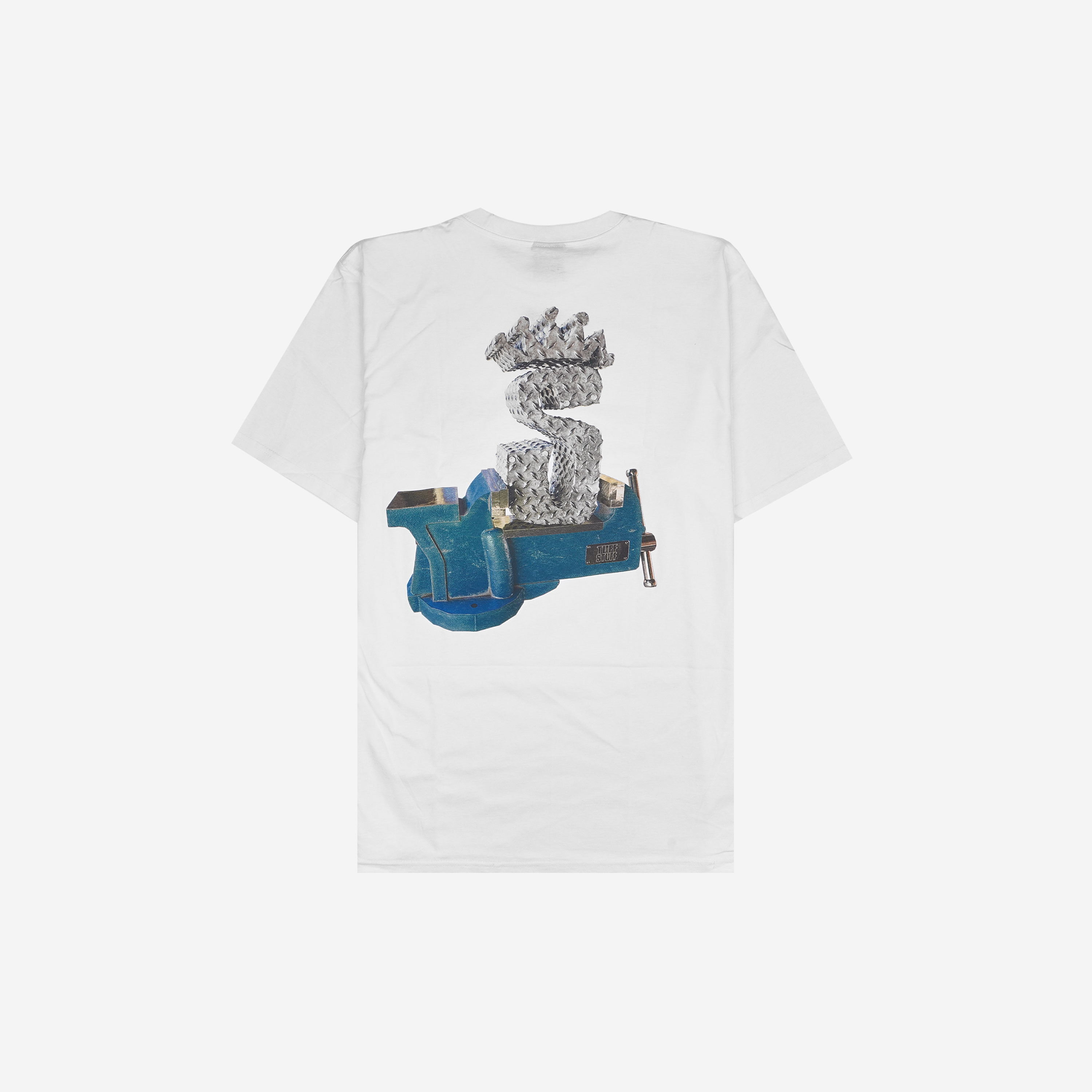 스투시 터프 스터프 티셔츠 화이트(Stussy Tuff Stuff T-Shirt White)
