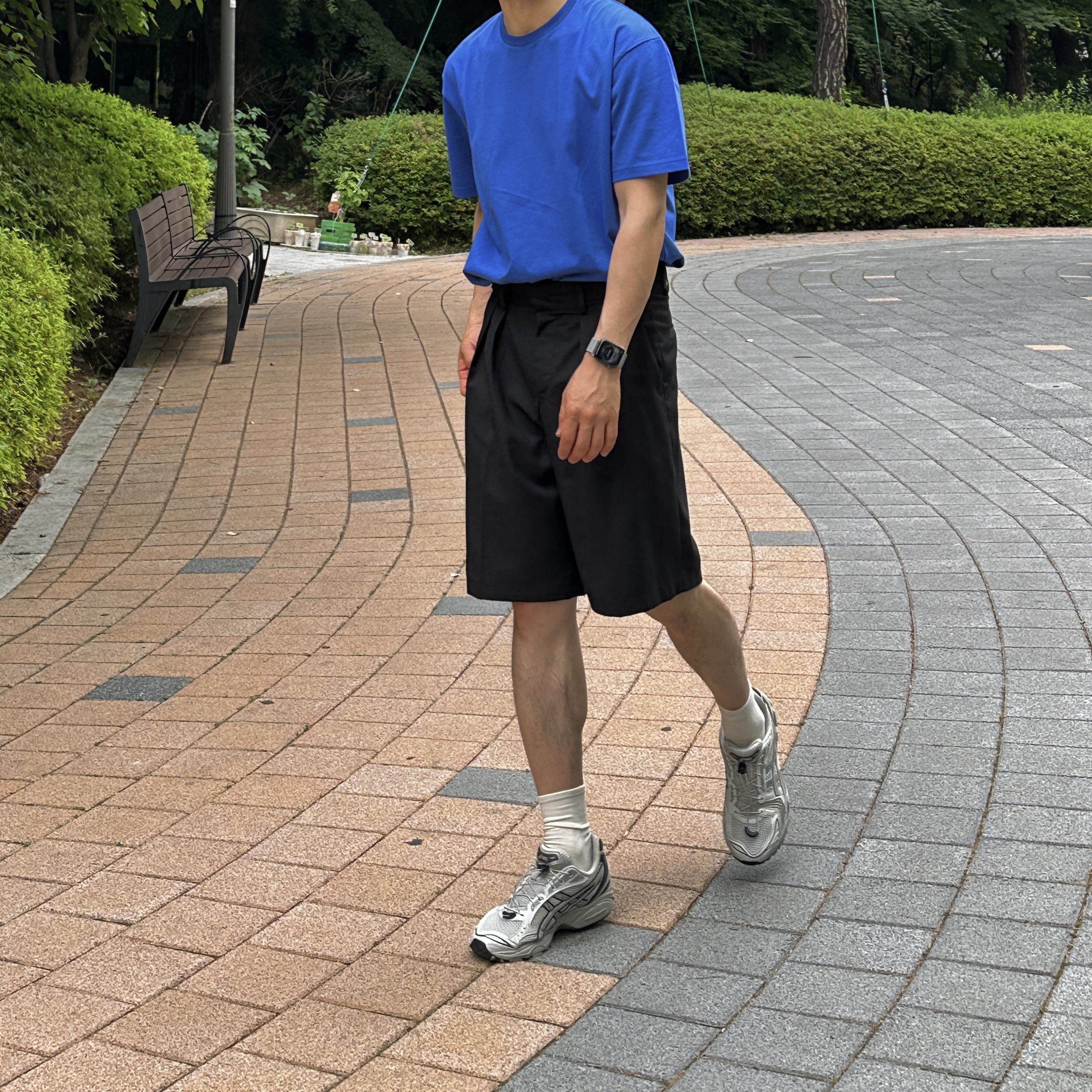 Asics Unlimited Gel-Kayano 14 Smoke Grey 착용 스타일 - 1