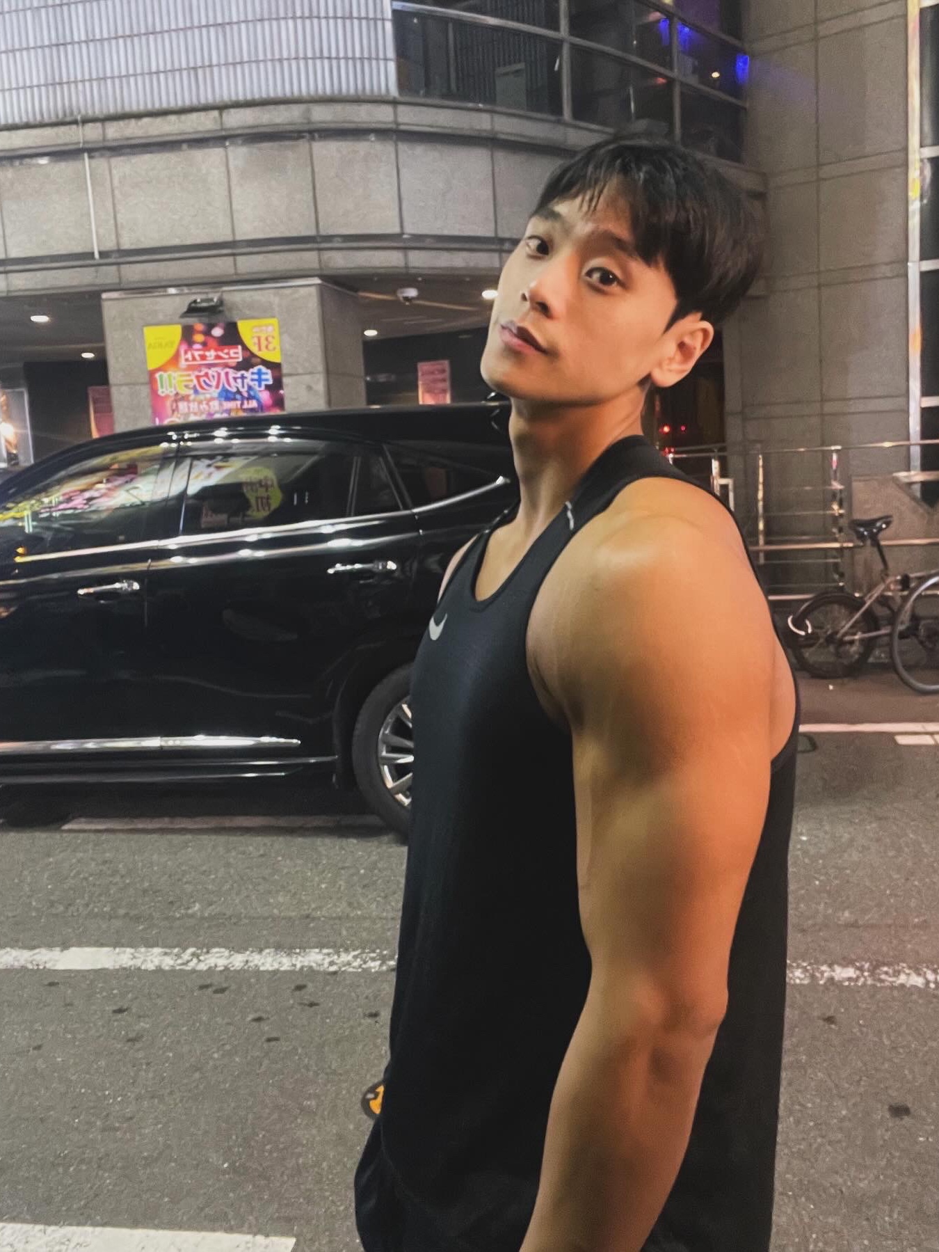 Nike Dri-Fit Legend Sleeveless Fitness T-Shirt Black - Asia 착용 스타일 - 1