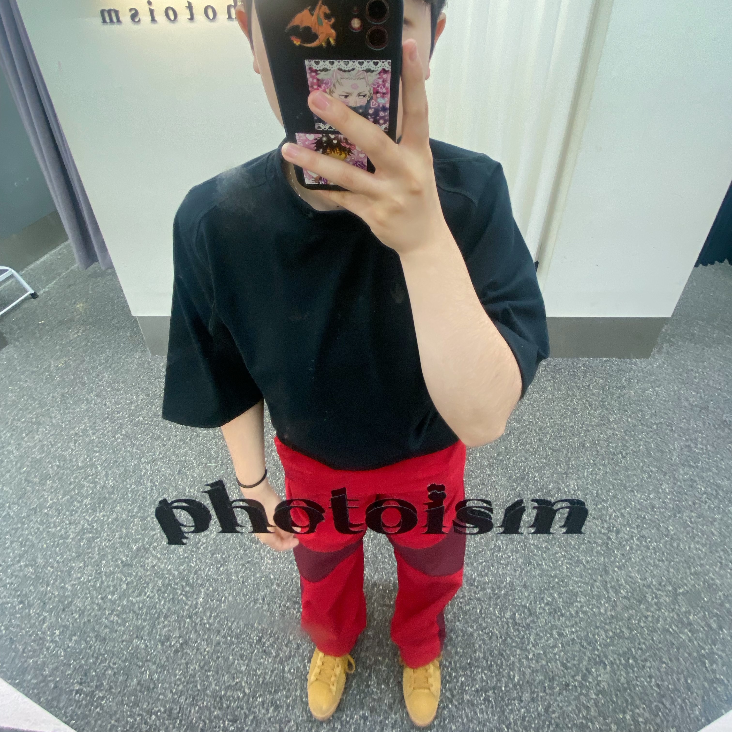 Nike x Off-White Mock Neck Short Sleeve Top Black - Asia 착용 스타일 - 1