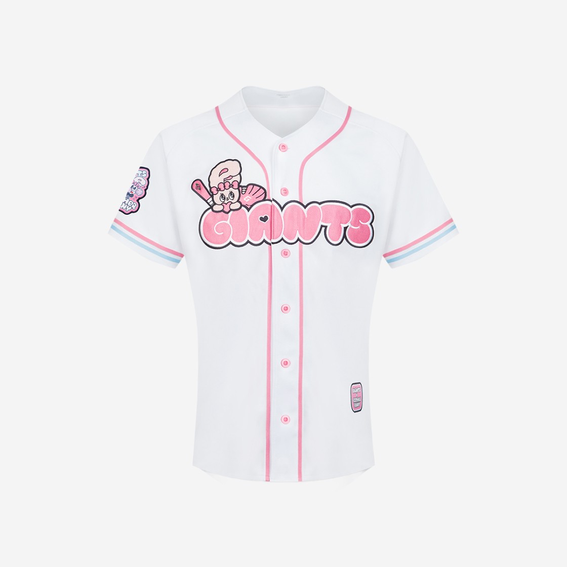 Lotte Giants x Esther Bunny Character Uniform White (Non Marking Ver.) 상세 이미지 1