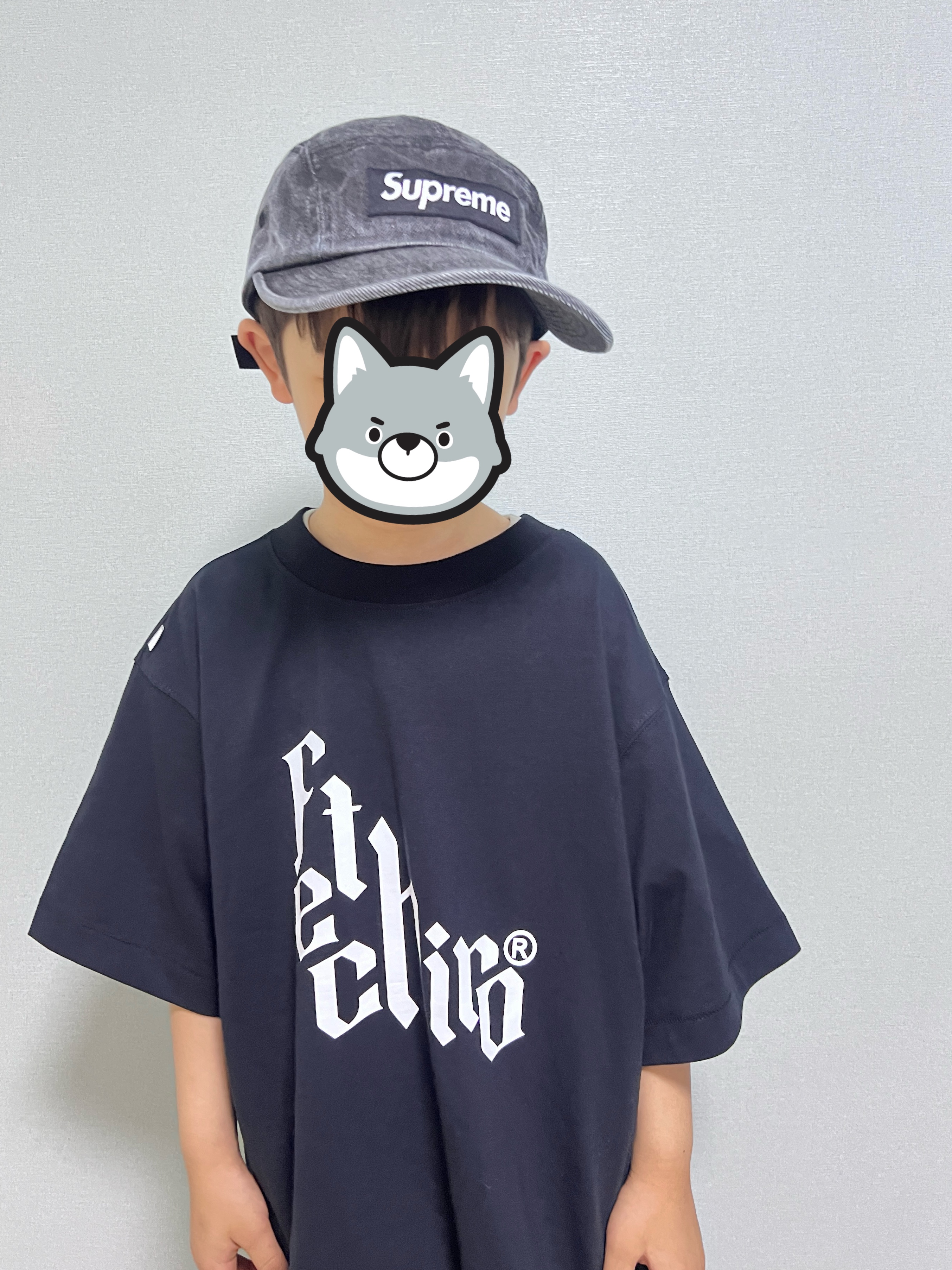 Supreme Coated Denim Camp Cap Black - 24SS 착용 스타일 - 4