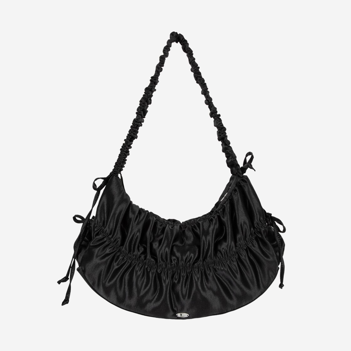 NIIER NOR Shirring Glitter Bag Black 상세 이미지 1