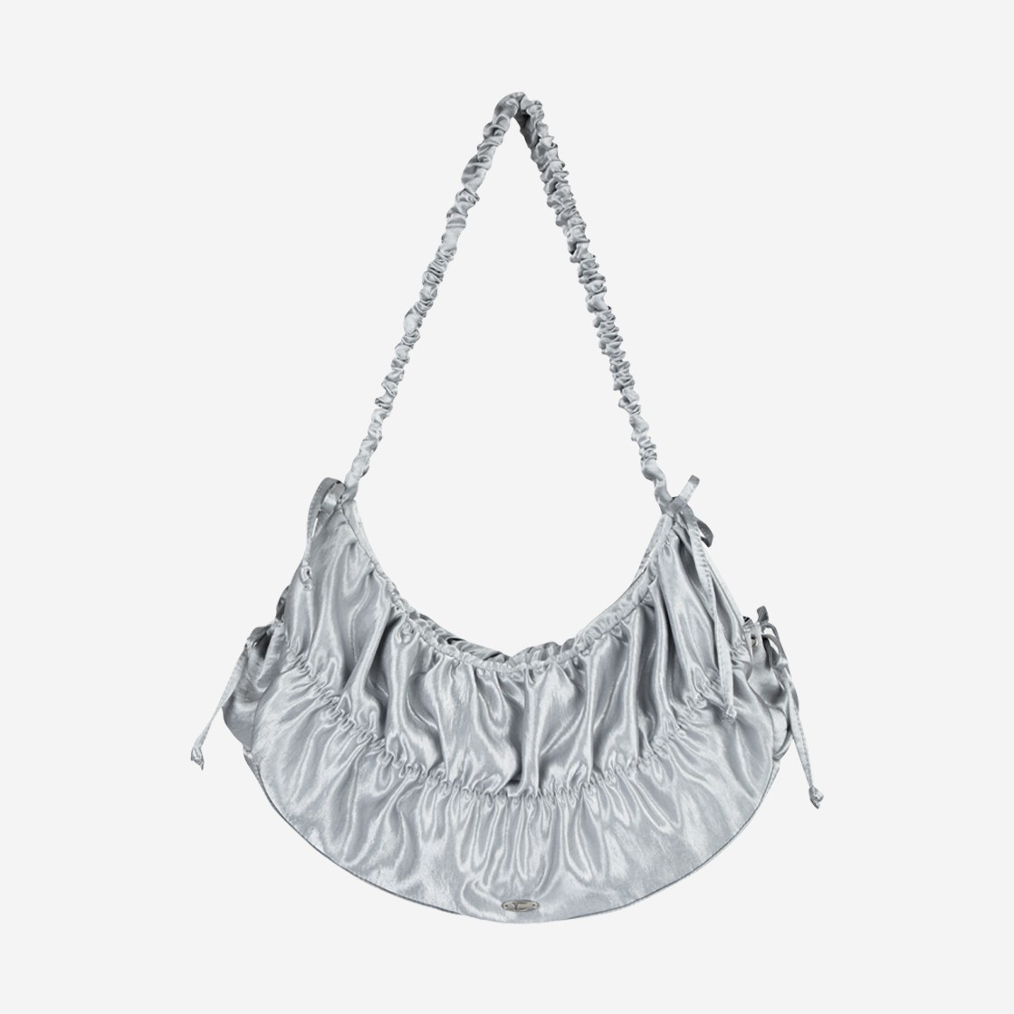 NIIER NOR Shirring Glitter Bag Silver 상세 이미지 1