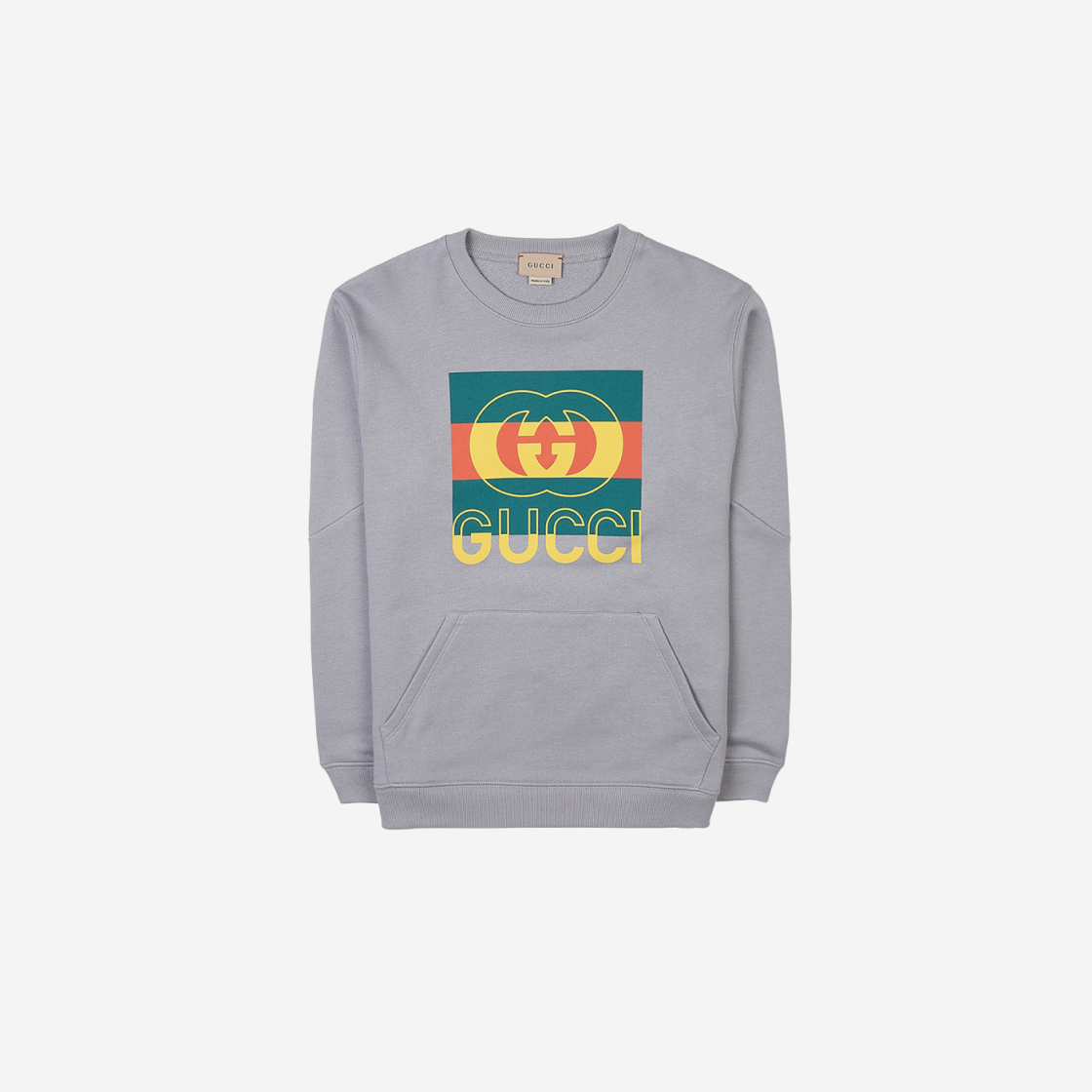 (Kids) Gucci Cotton Jersey Sweatshirt Grey 상세 이미지 1