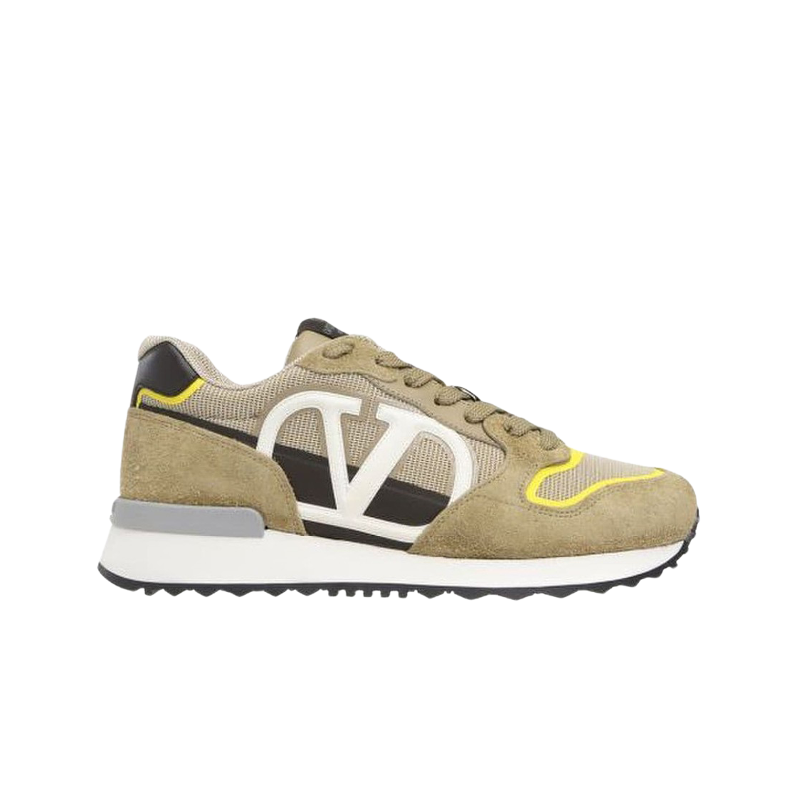 S0H17TAEMJQ Valentino Vlogo Pace Low-Top Sneakers Beige