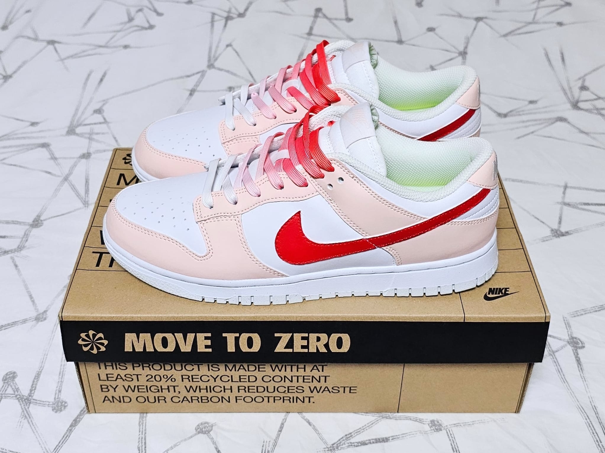 (W) Nike Dunk Low Next Nature Pale Coral 착용 스타일 - 2