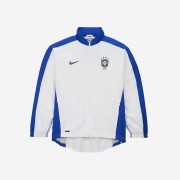 Nike Brazil 1998 Reissue Soccer Replica Track Jacket White (FZ6681-100)