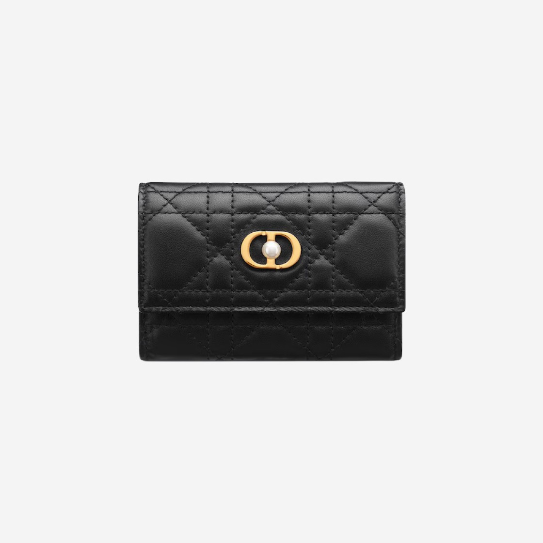 Dior Jolie Glycine Wallet Cannage Lambskin Black 상세 이미지 1