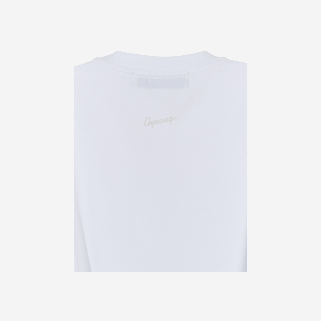 Gyeong Layered Wrap Tee White 상세 이미지 4