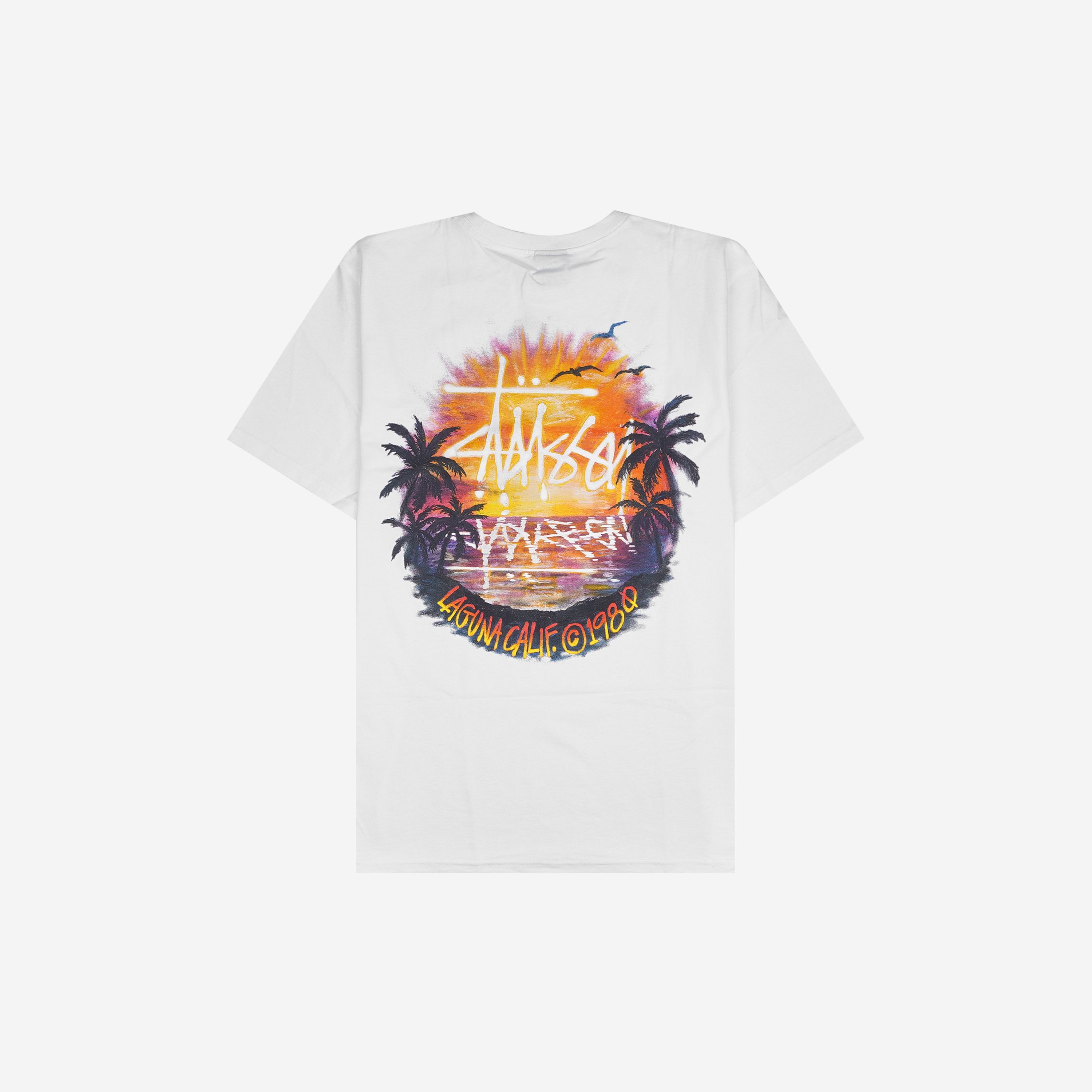 Stussy Sunset T-Shirt White