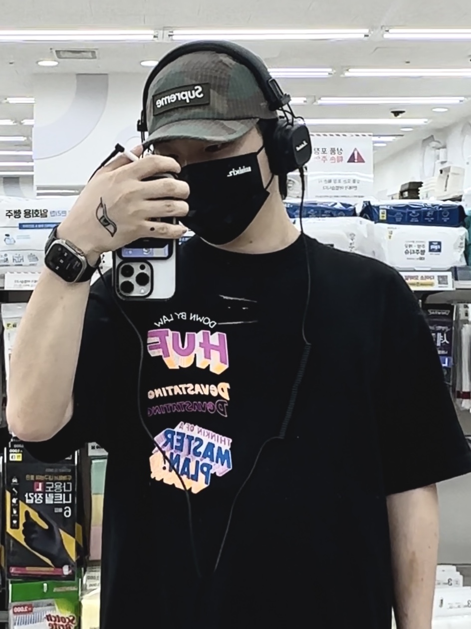 Supreme Reflective Ripstop Camp Cap Woodland Camo - 24SS 착용 스타일 - 1