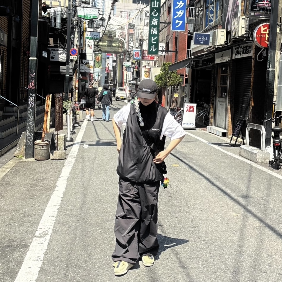 Supreme Military Camp Cap Black - 23FW, Simone Rocha Beaded Bow Front Bag Black Pearl 착용 스타일 - 2