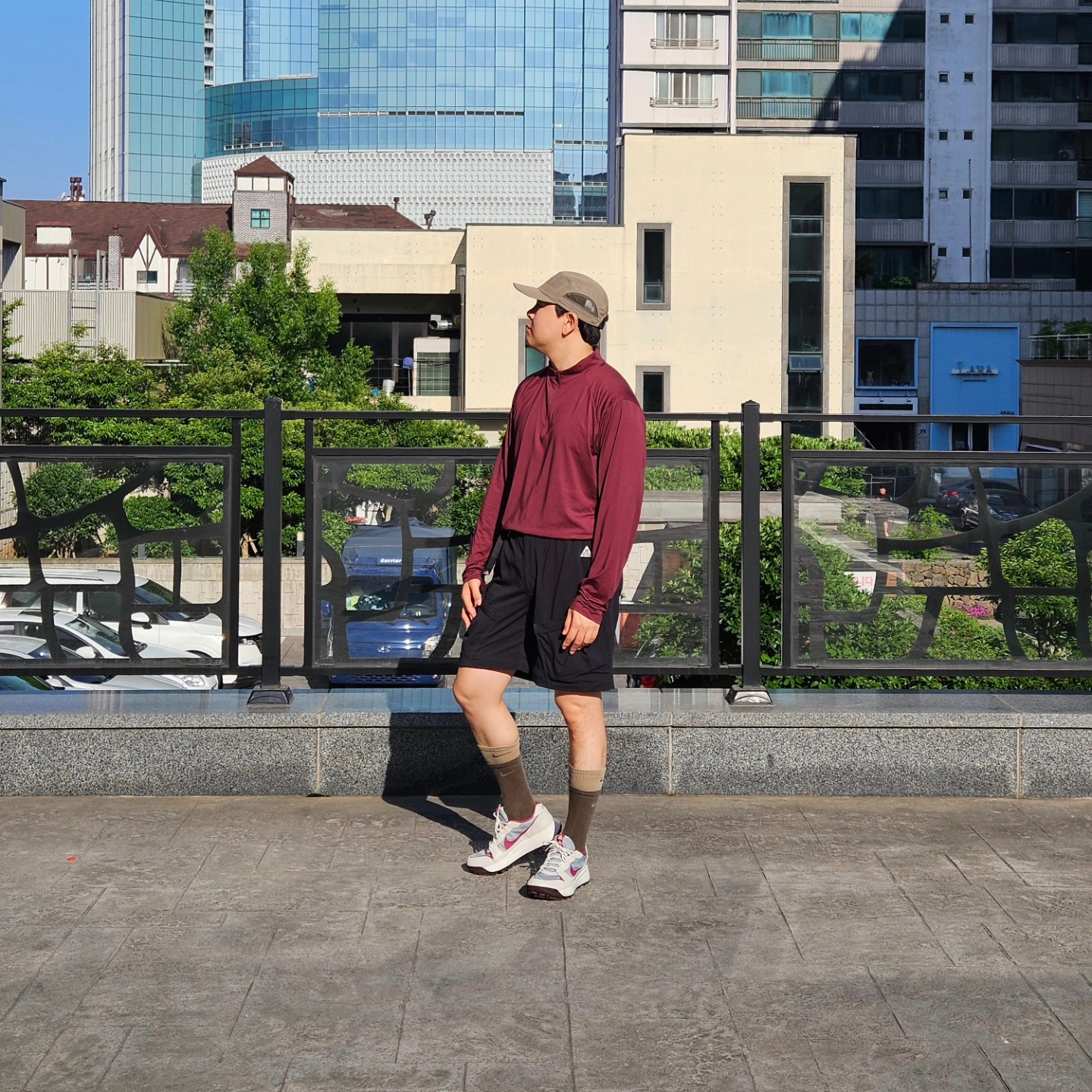 Nike ACG Lowcate Mica Green Light Bone, Nike ACG Smith Summit Cargo Pants Black - Asia 착용 스타일 - 7