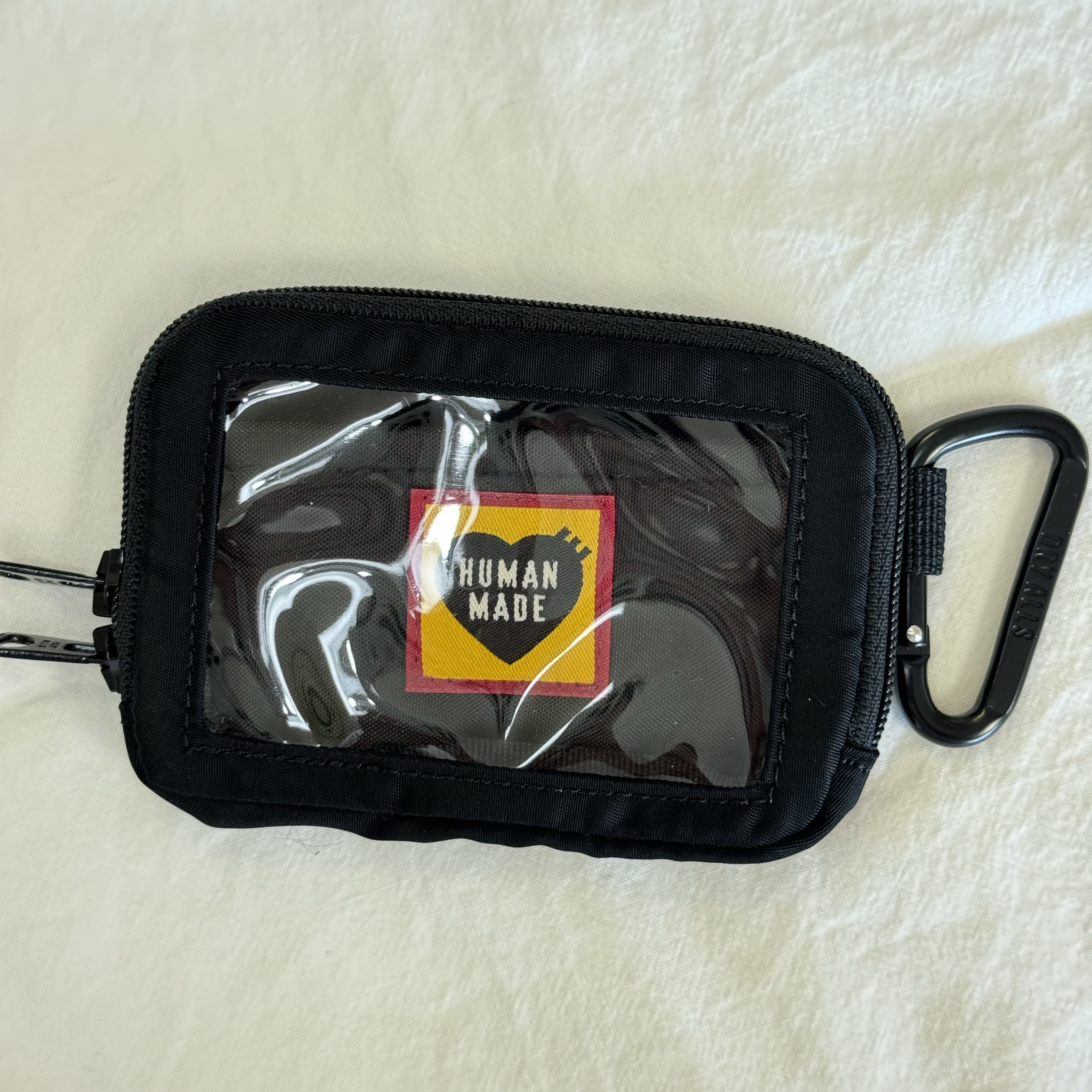 Human Made Military Card Case Black 착용 스타일 - 2