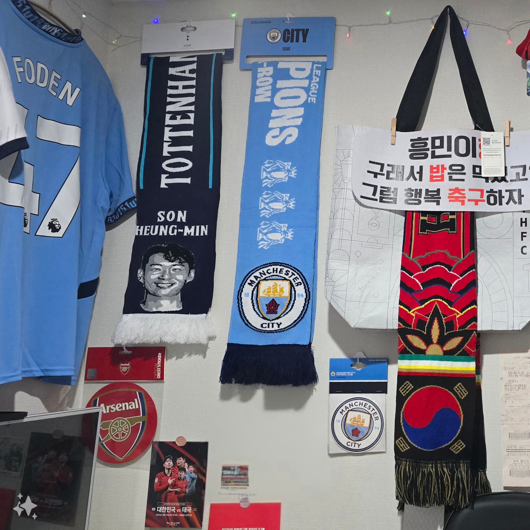 Adidas Manchester United 2023/24 Home Jersey Team Collegiate Red - KR Sizing (Non Marking Ver.), Nike Tottenham Hotspur 2024/25 Dri-Fit Stadium Home Jersey White (Non Marking Ver.) ์ฐฉ์ฉ ์คํ์ผ - 5