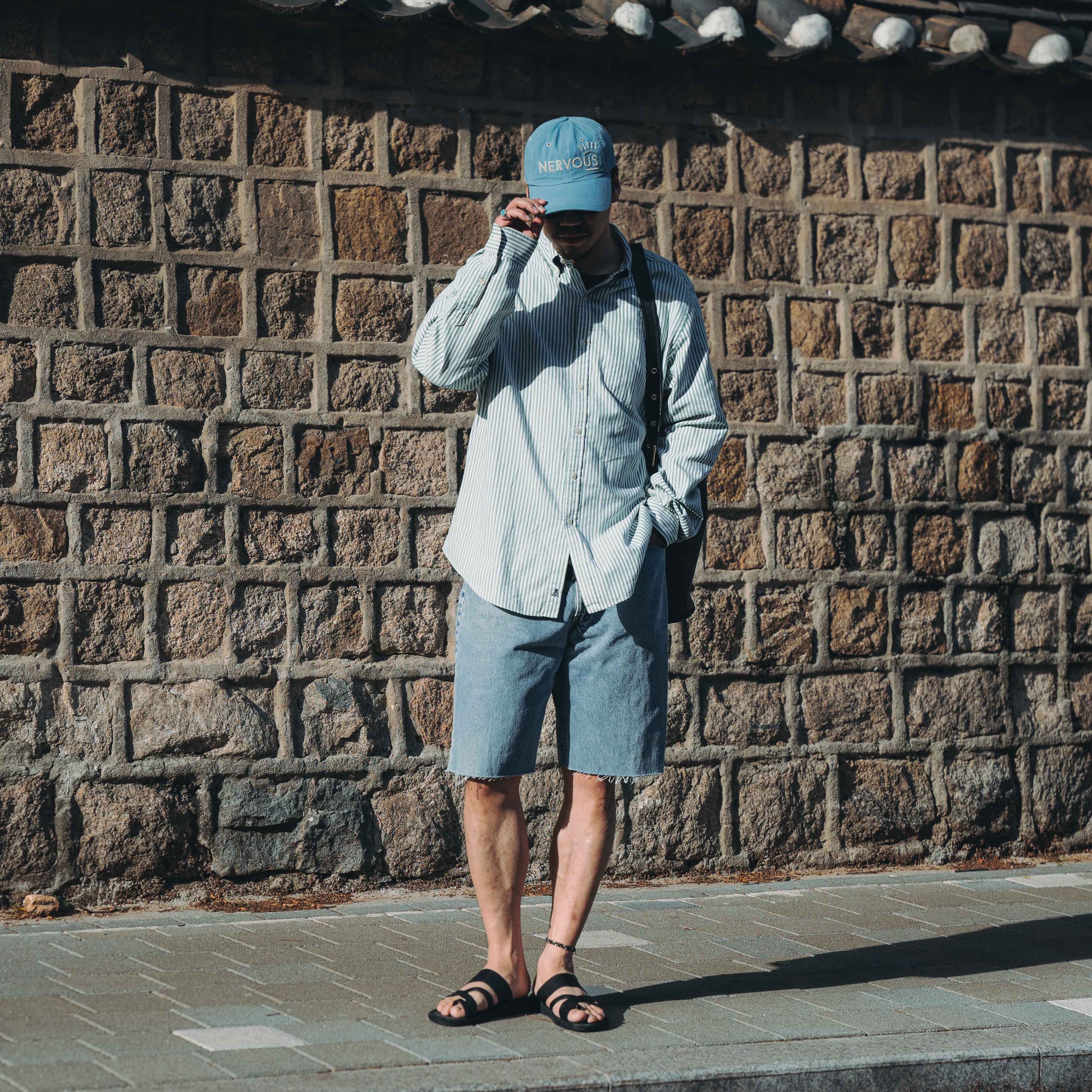 Jerusalem Sandals No.8 The Good Shepherd Black 착용 스타일
