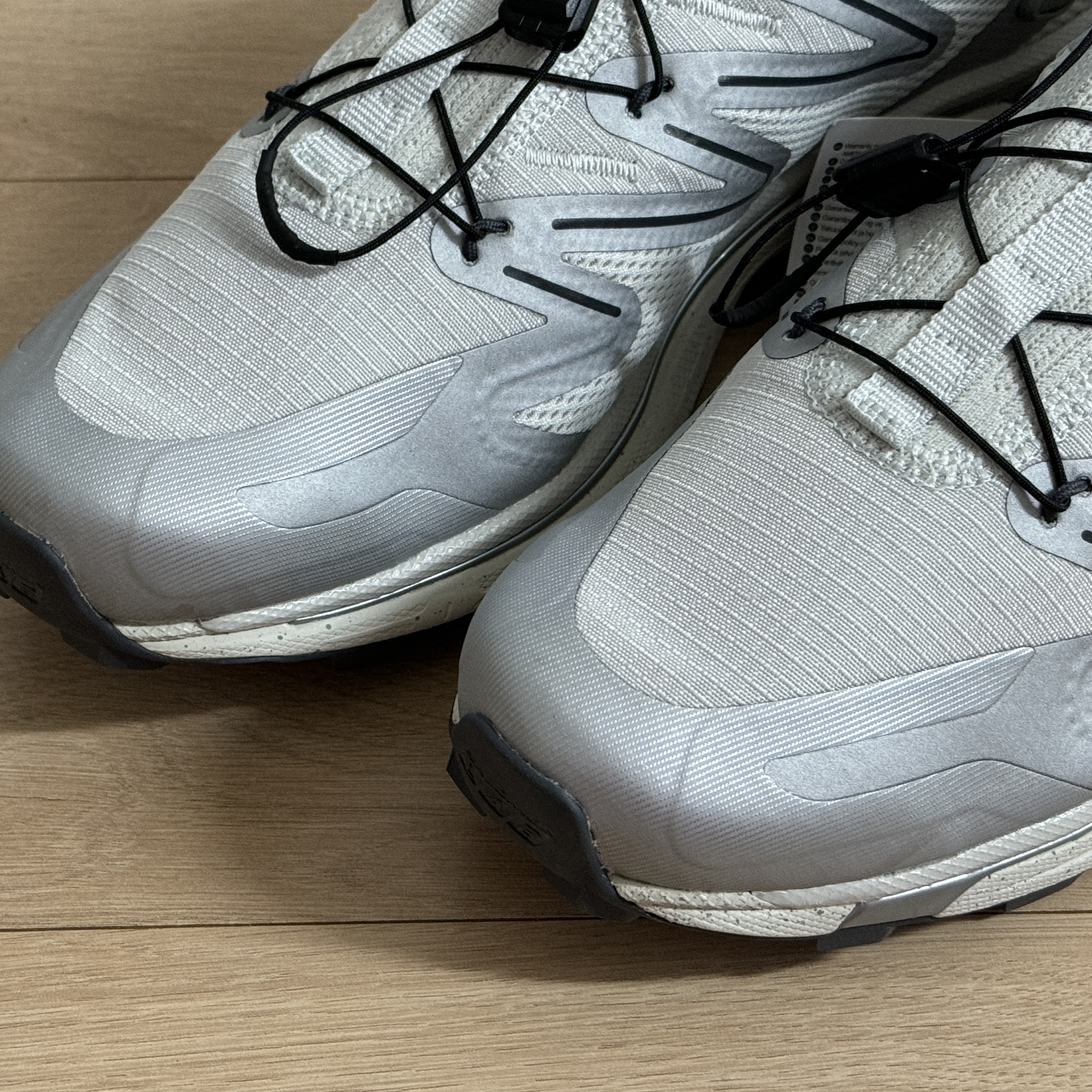 Salomon XT-Rush 2 Lunar Rock Silver Metallic X 착용 스타일 - 4