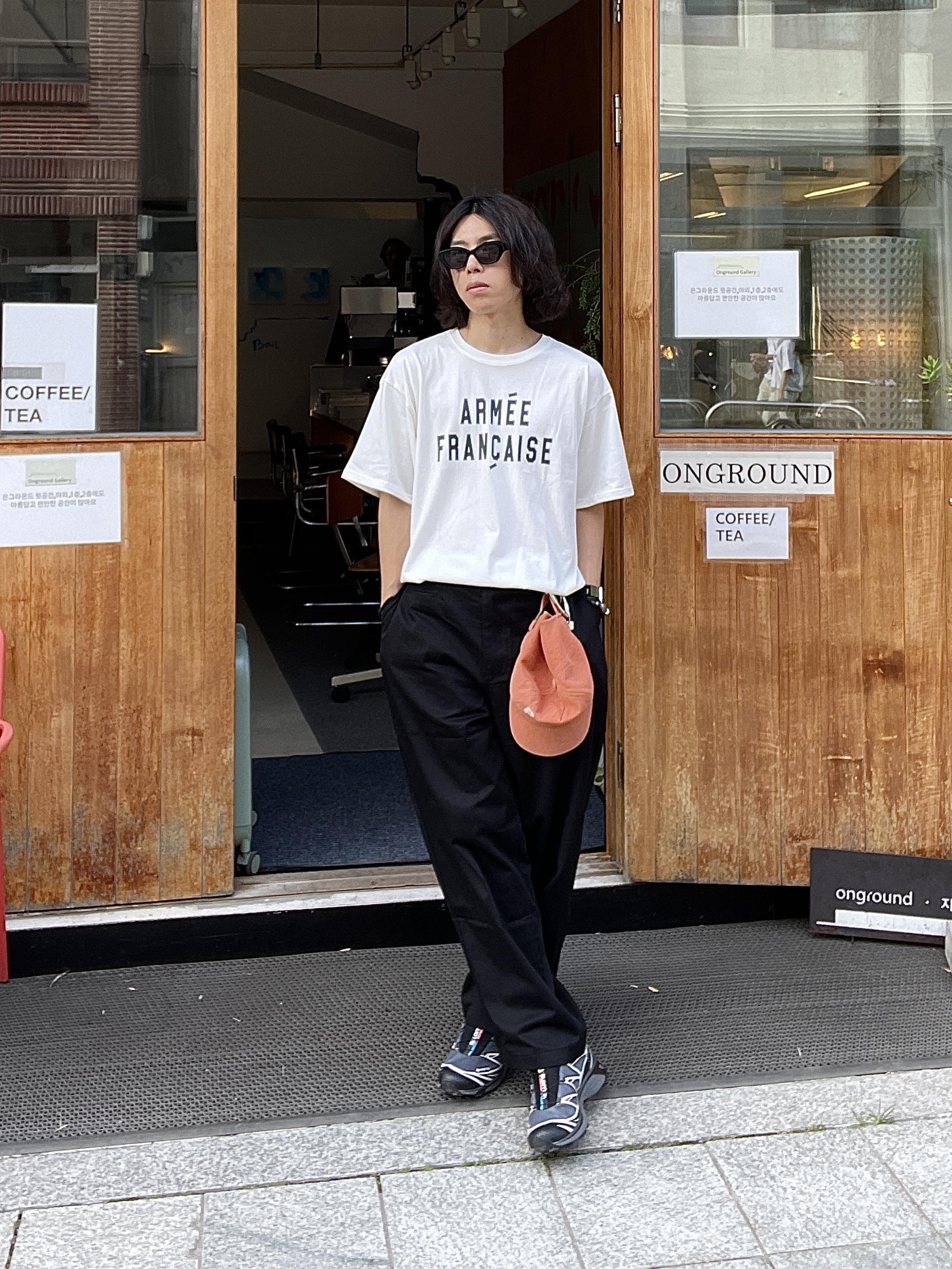 Supreme Webbing Keychain Black - 23SS, Salomon XT-6 Gore-Tex Black Ebony 착용 스타일 - 1