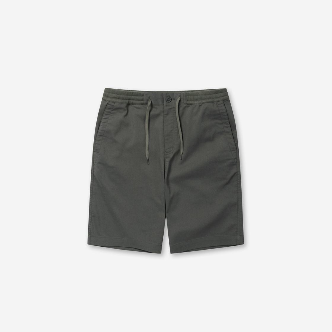 시리즈 시보리 밴딩 면혼방 콤포터블핏 쇼츠 카키(SERIES Banding Cotton Blended Comfortable Fit Shorts Khaki) - 1