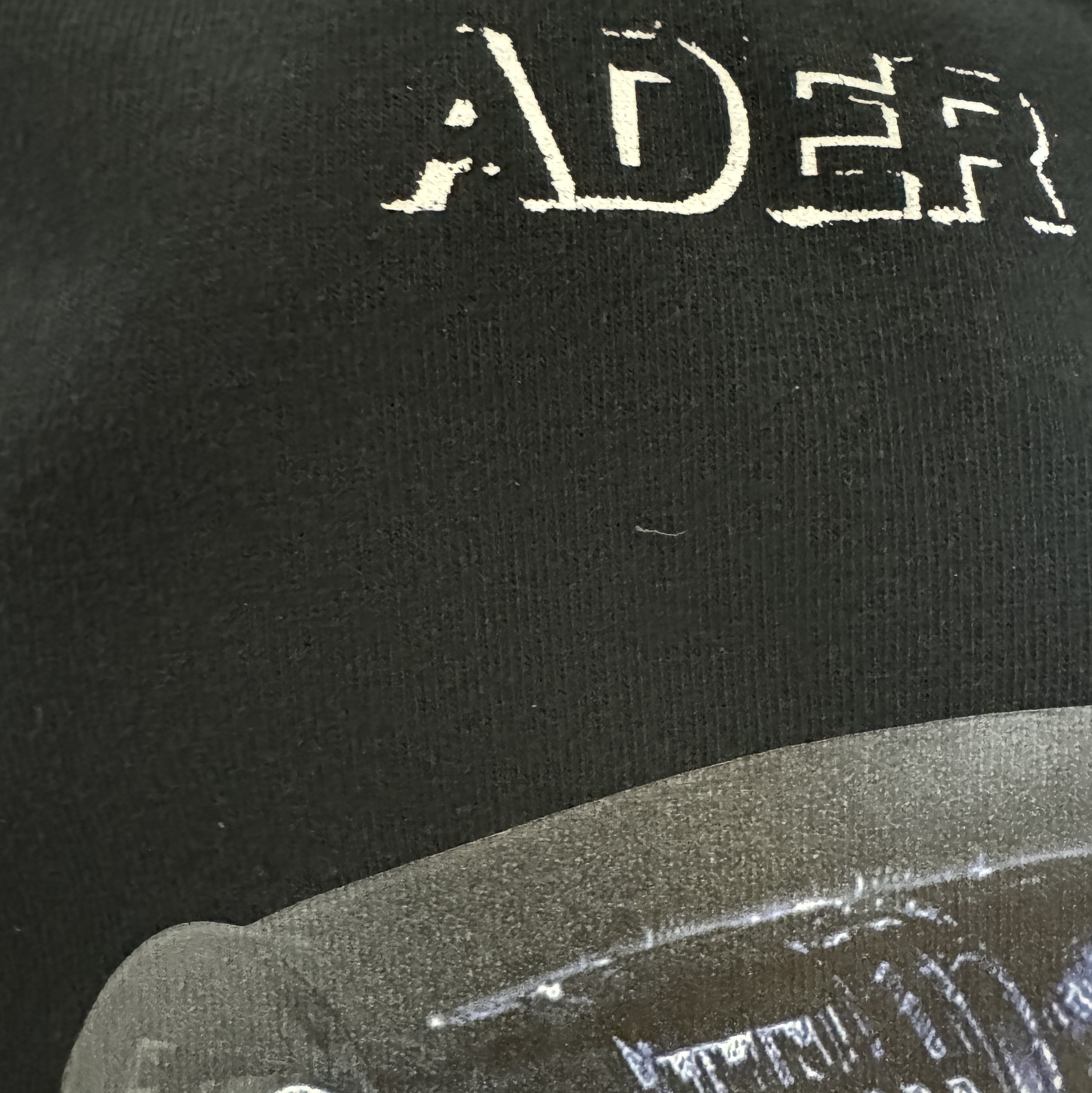 Ader Error Space 2.0 Seongsu T-Shirt Black 착용 스타일