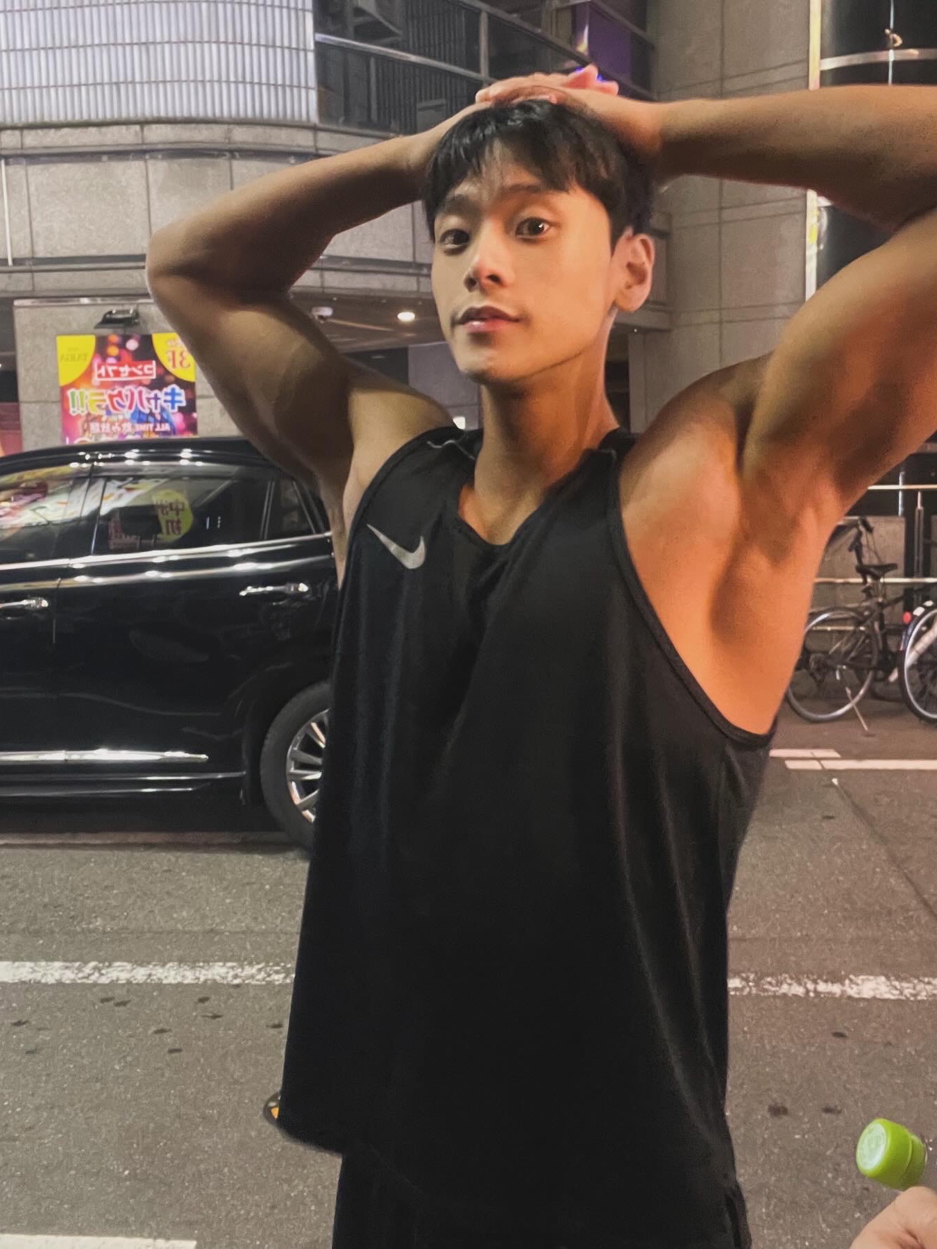 Nike Dri-Fit Legend Sleeveless Fitness T-Shirt Black - Asia 착용 스타일 - 2