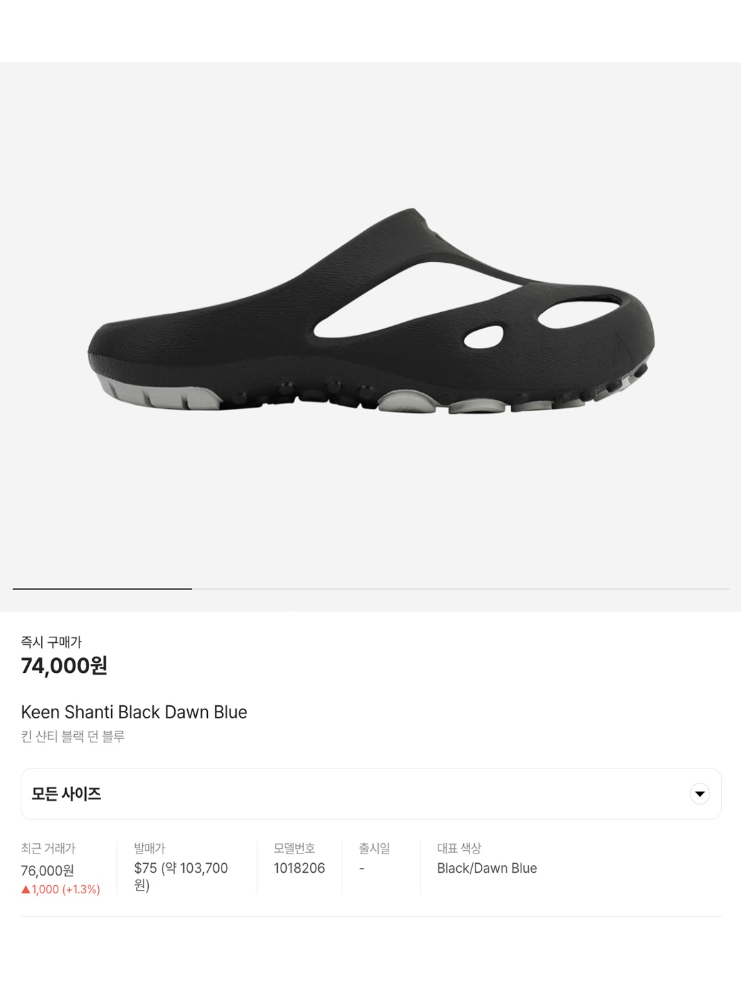 Keen Shanti Black Dawn Blue 착용 스타일 - 6
