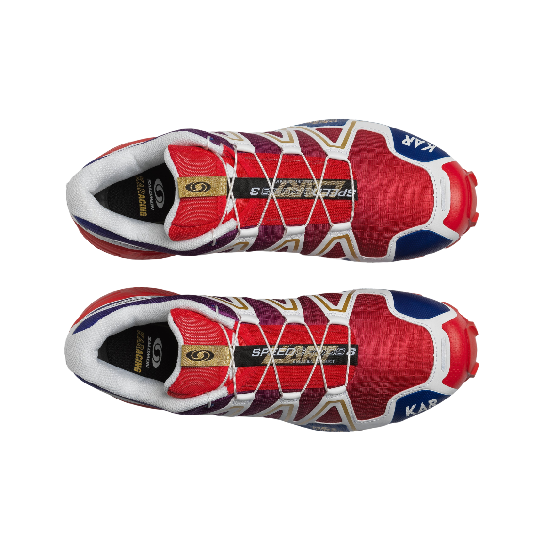 살로몬 x 카아르데로또모빌 스피드크로스 3 하이 리스크 레드 화이트(Salomon x Kar L'Art De L’Automobile Speedcross 3 High Risk Red White) - 2