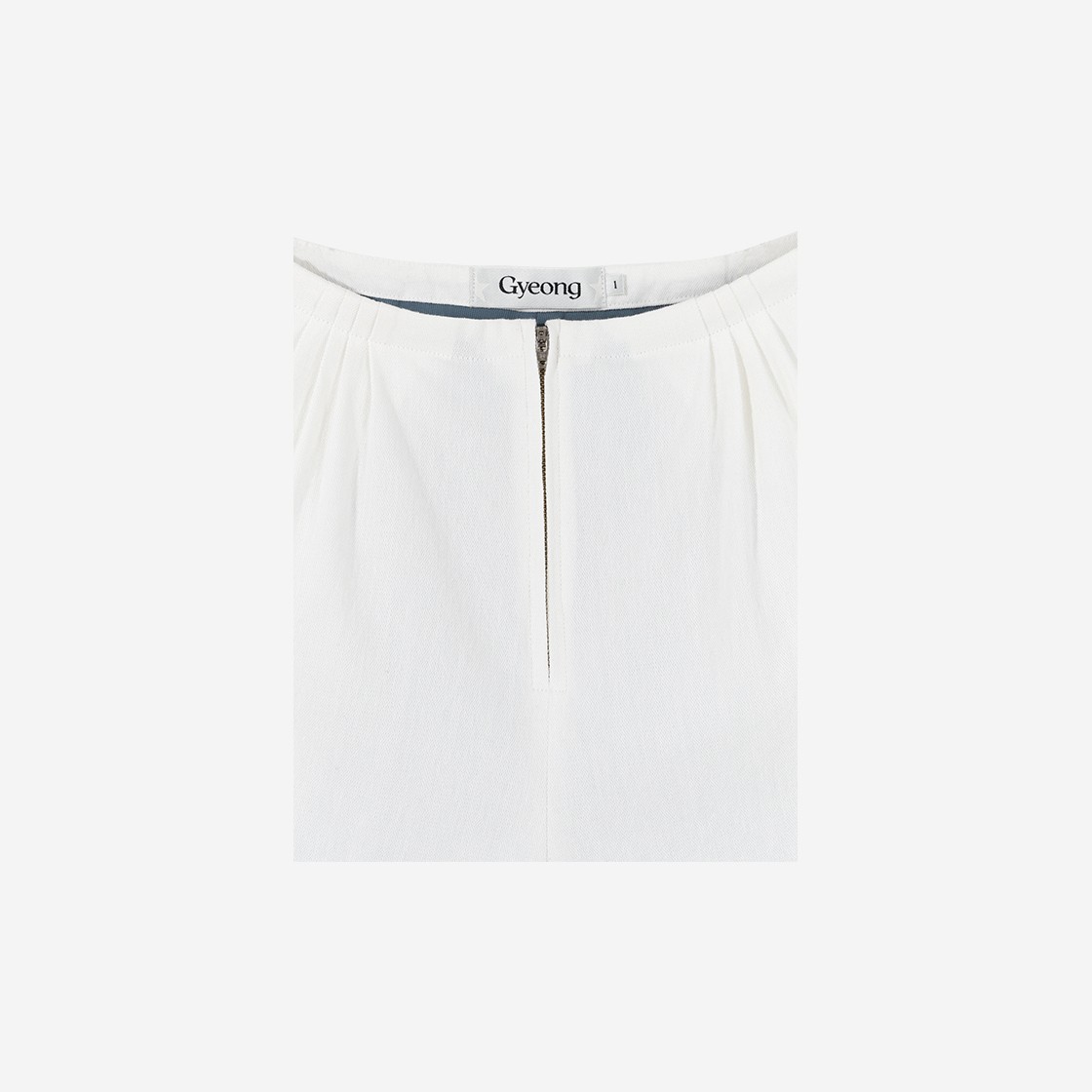 Gyeong Layered Shorts White 상세 이미지 3