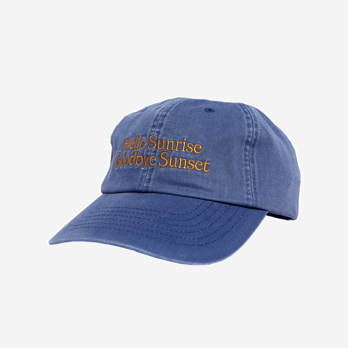 キャップ Hello Sunrise Washed OG Logo Ball CapOcean Blue HS44OB Washed OG Logo Ball Cap_Ocean Blue - Hello Sunrise