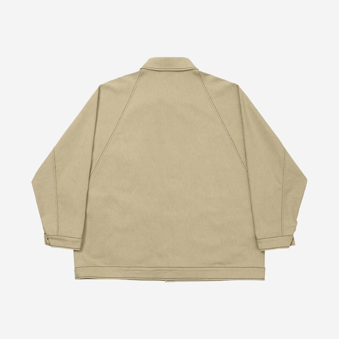 아조바이아조 베트윙 투 톤 트윌 자켓 베이지(Ajobyajo Batwing Two-Tone Twill Jacket Beige) - 2