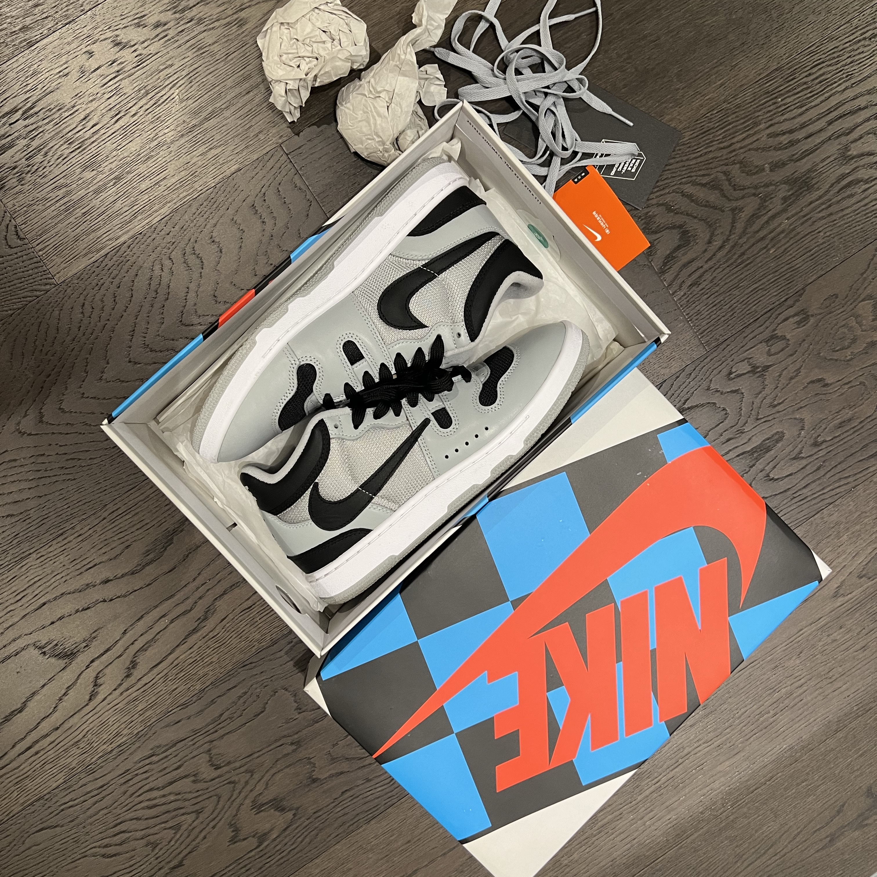 Nike x Travis Scott Mac Attack SP Light Smoke Grey 착용 스타일
