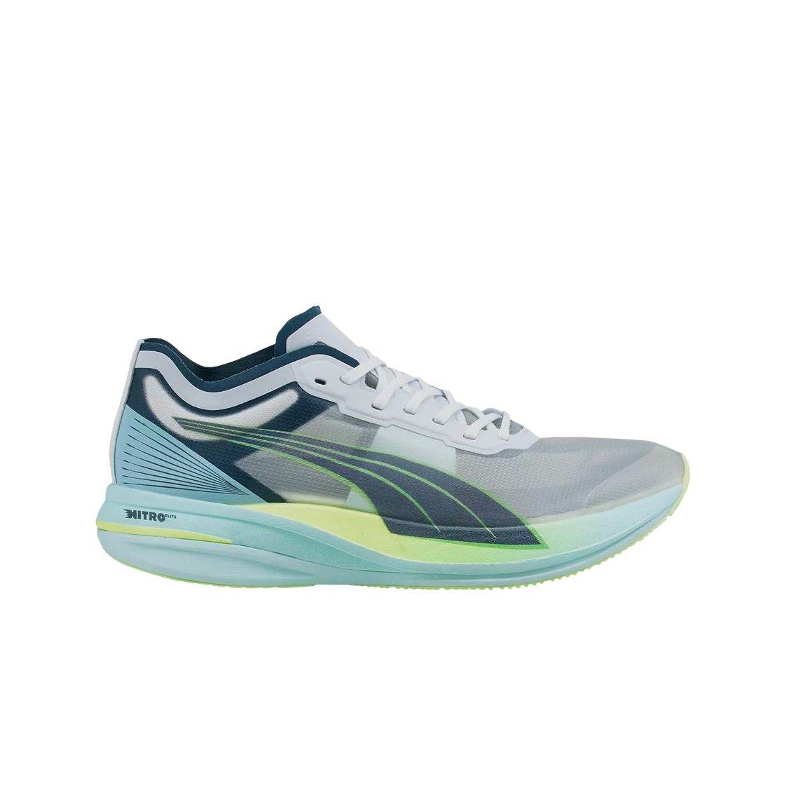 푸마 디비에이트 나이트로 엘리트 화이트 다크 슬레이트(Puma Deviate Nitro Elite White Dark Slate) - 1