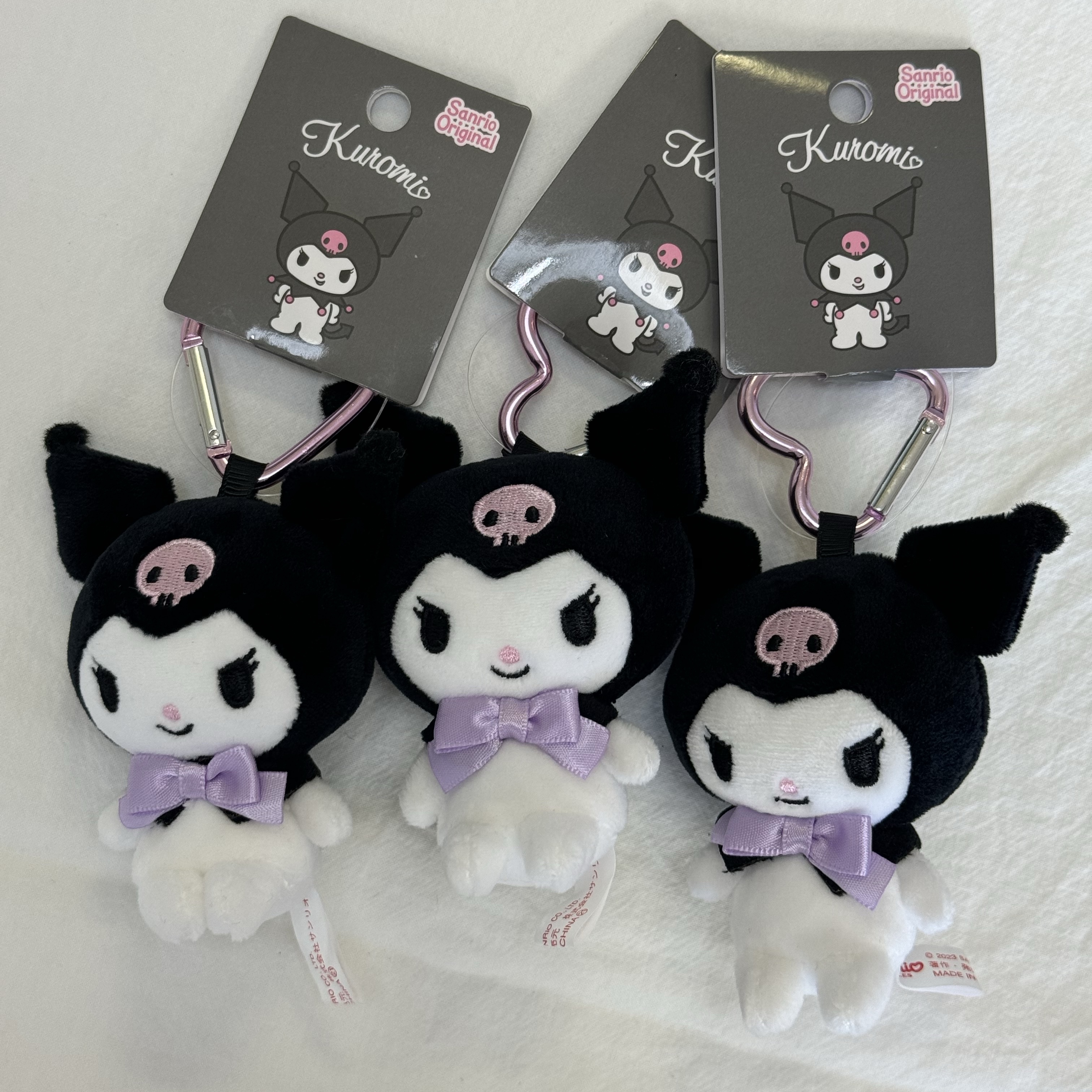 Sanrio Kuromi Mini Mascot Holder 착용 스타일 - 1