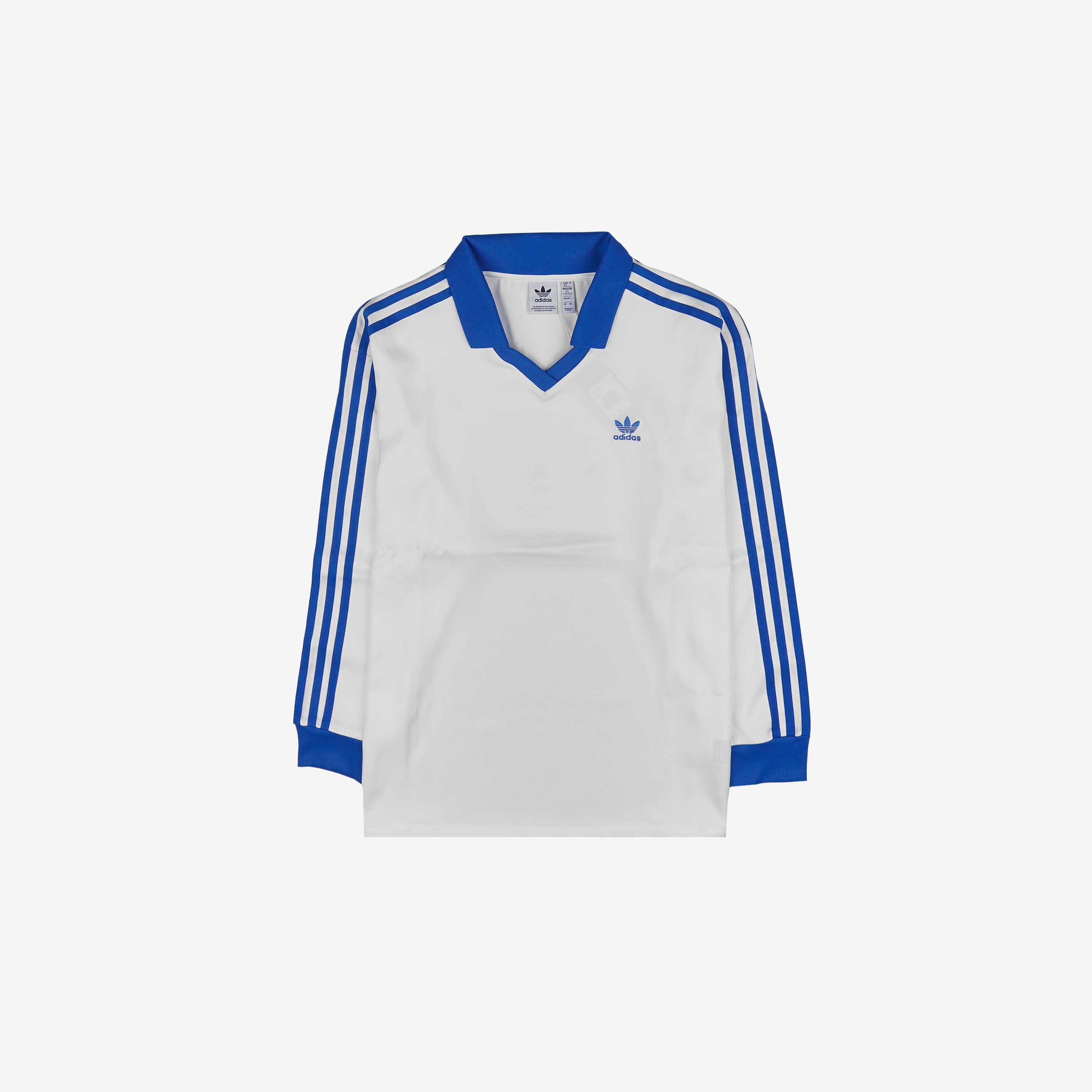 (W) Adidas 3-Stripes Satin Long Sleeve T-Shirt Cloud White - KR Sizing