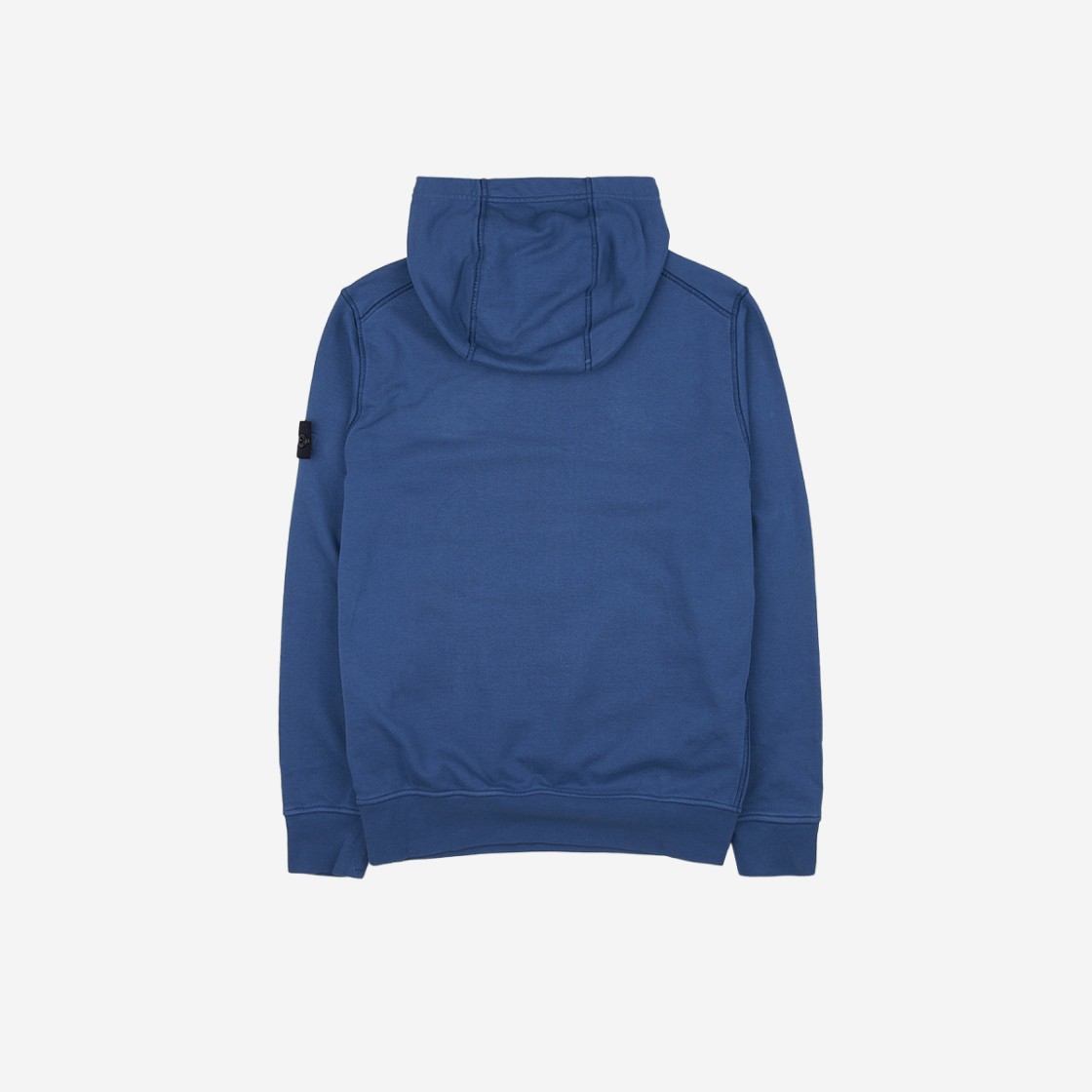 (Kids) Stone Island 61640 Cotton Fleece Hooded Sweatshirt Royal Blue - 23SS 상세 이미지 2