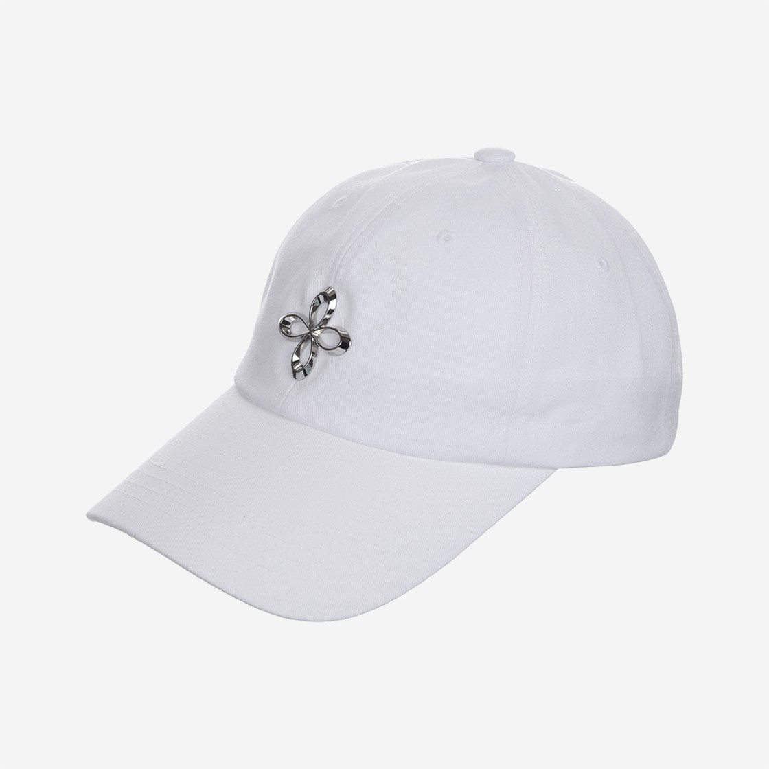 Surgery Metal Clover Logo Cap White 상세 이미지 1