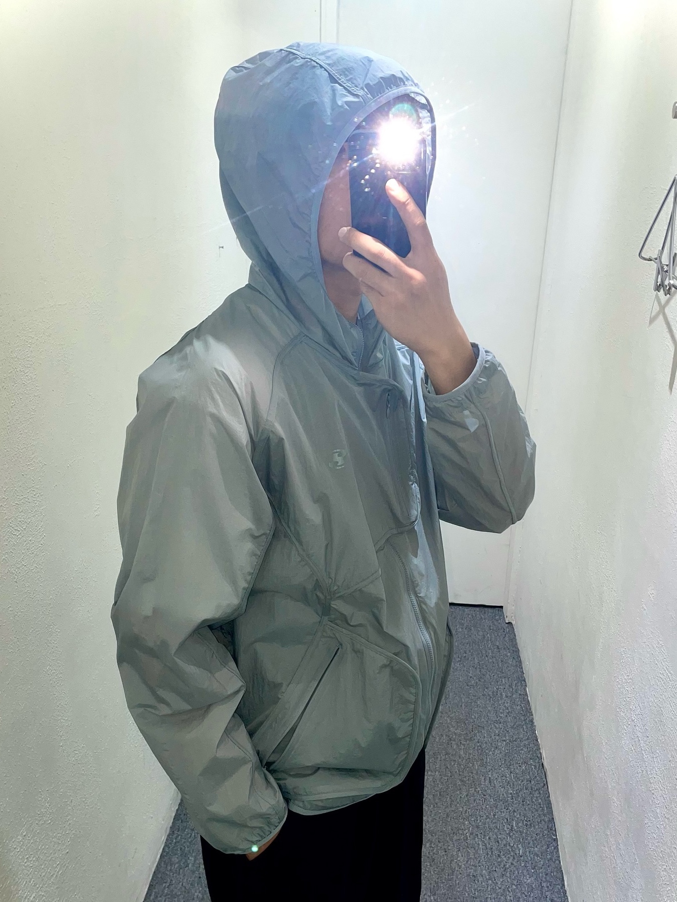 Sansan Gear 3D Pocket Jacket Sky Blue - 24SS 착용 스타일 - 2