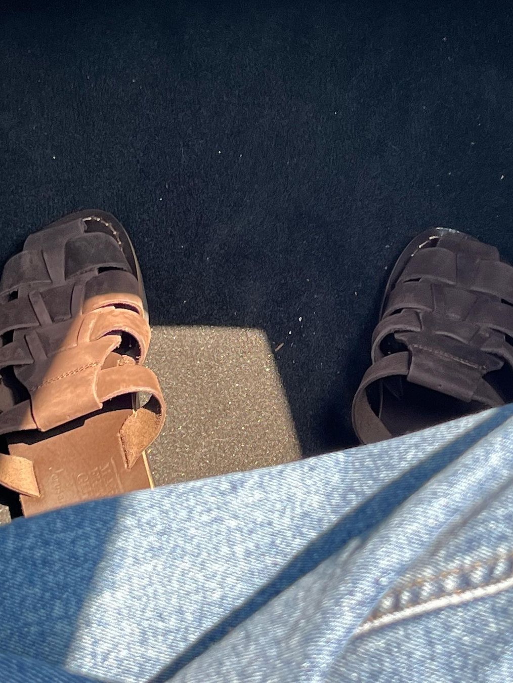 Jerusalem Sandals X Mfg No.1063 Michael Slide Brown Nubuck 착용 스타일 - 3