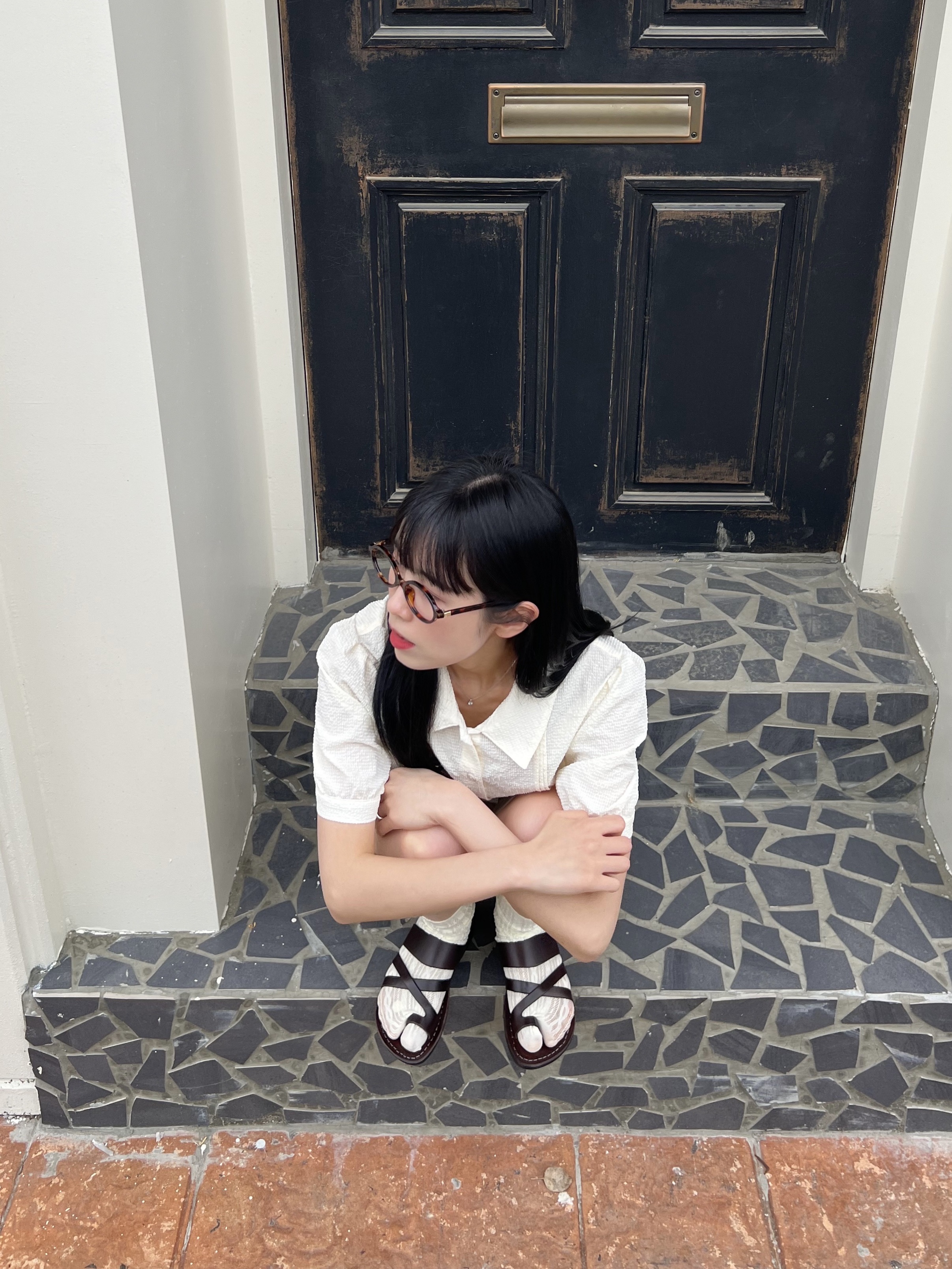 Jerusalem Sandals No.8 The Good Shepherd Brown 착용 스타일 - 2