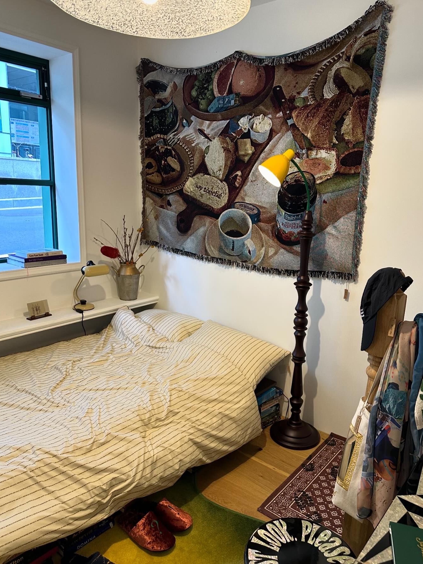 Say Touche Photo Woven Blanket 01, Say Touche Photo Woven Blanket 04 착용 스타일