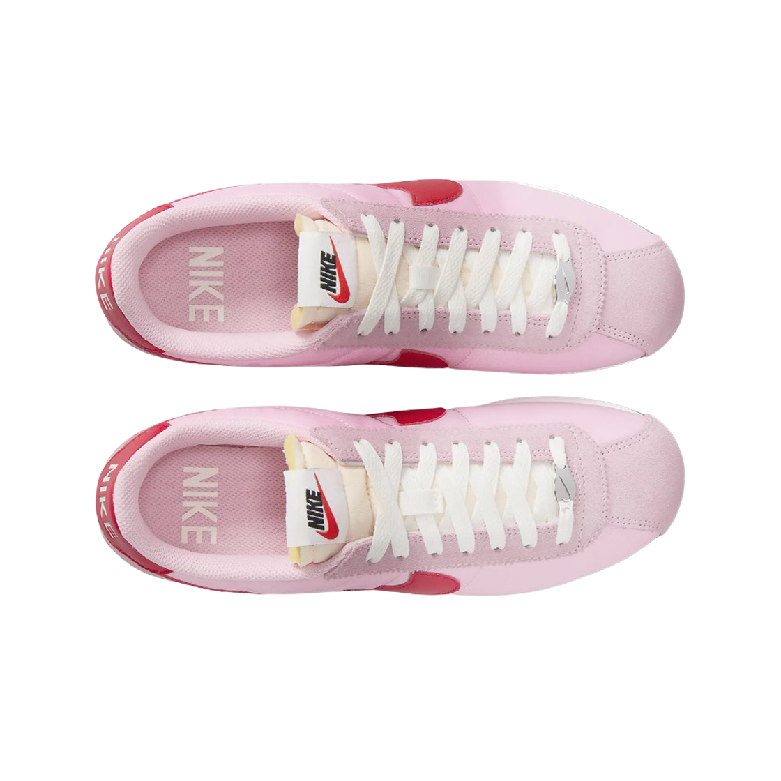(W) 나이키 코르테즈 텍스타일 미디엄 소프트 핑크 세일((W) Nike Cortez Textile Medium Soft Pink Sail) - 2