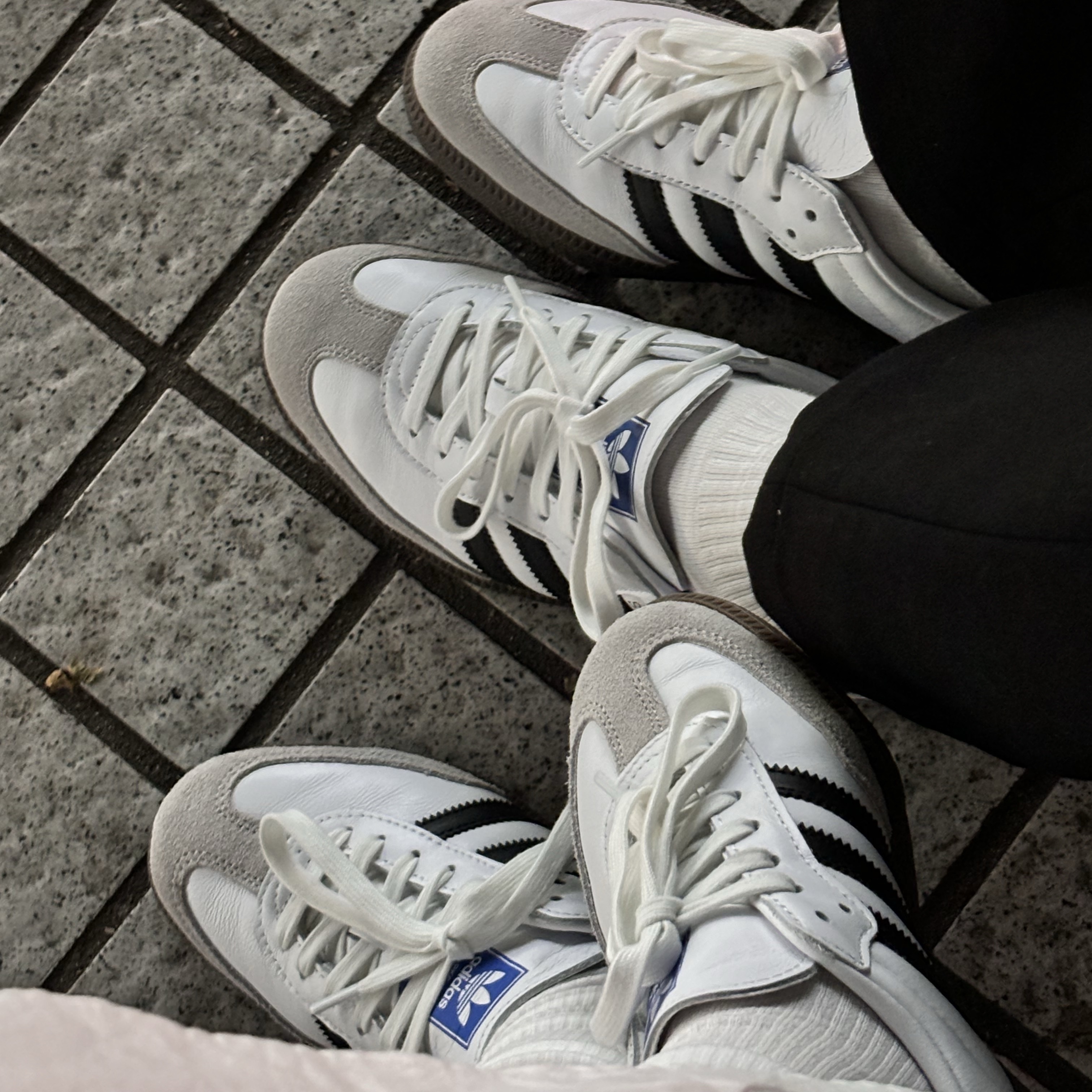 Adidas Samba OG Cloud White 착용 스타일