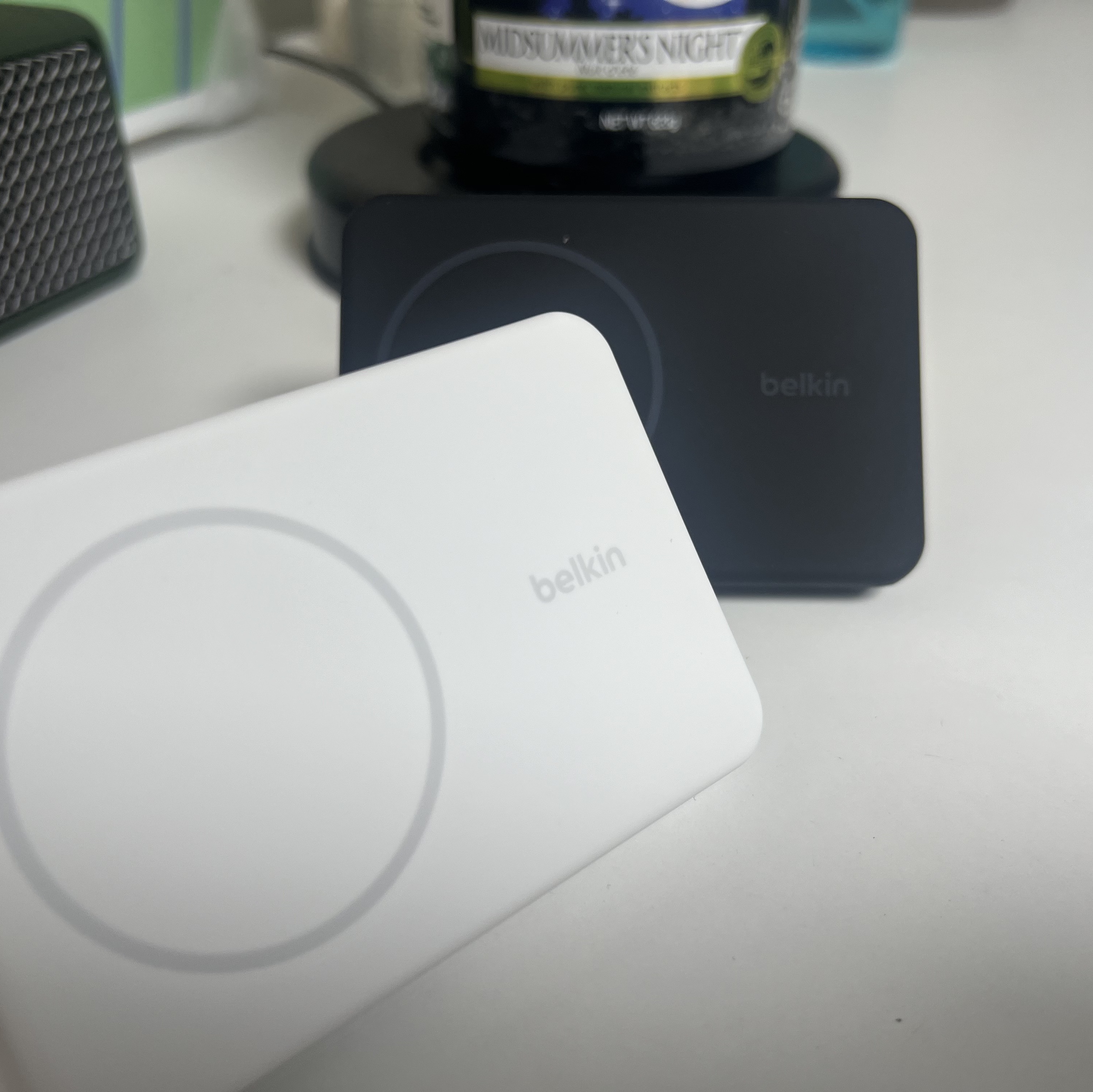 Belkin 5000mAh MagSafe Magnetic Wireless Charging Battery BPD004bt Black 착용 스타일 - 2