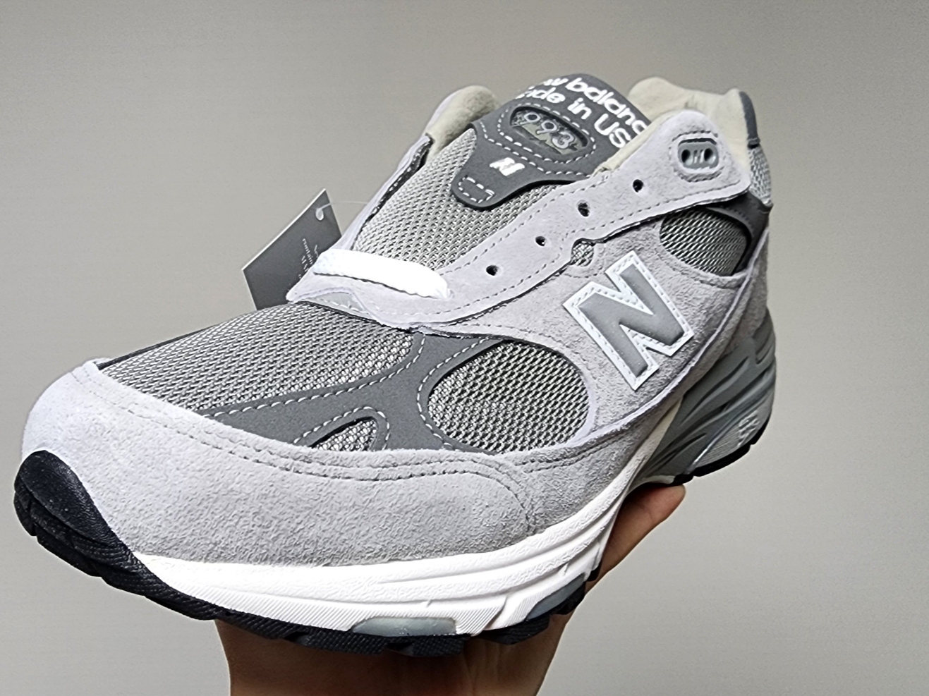 New Balance 993 Made in USA Grey - D Standard 착용 스타일