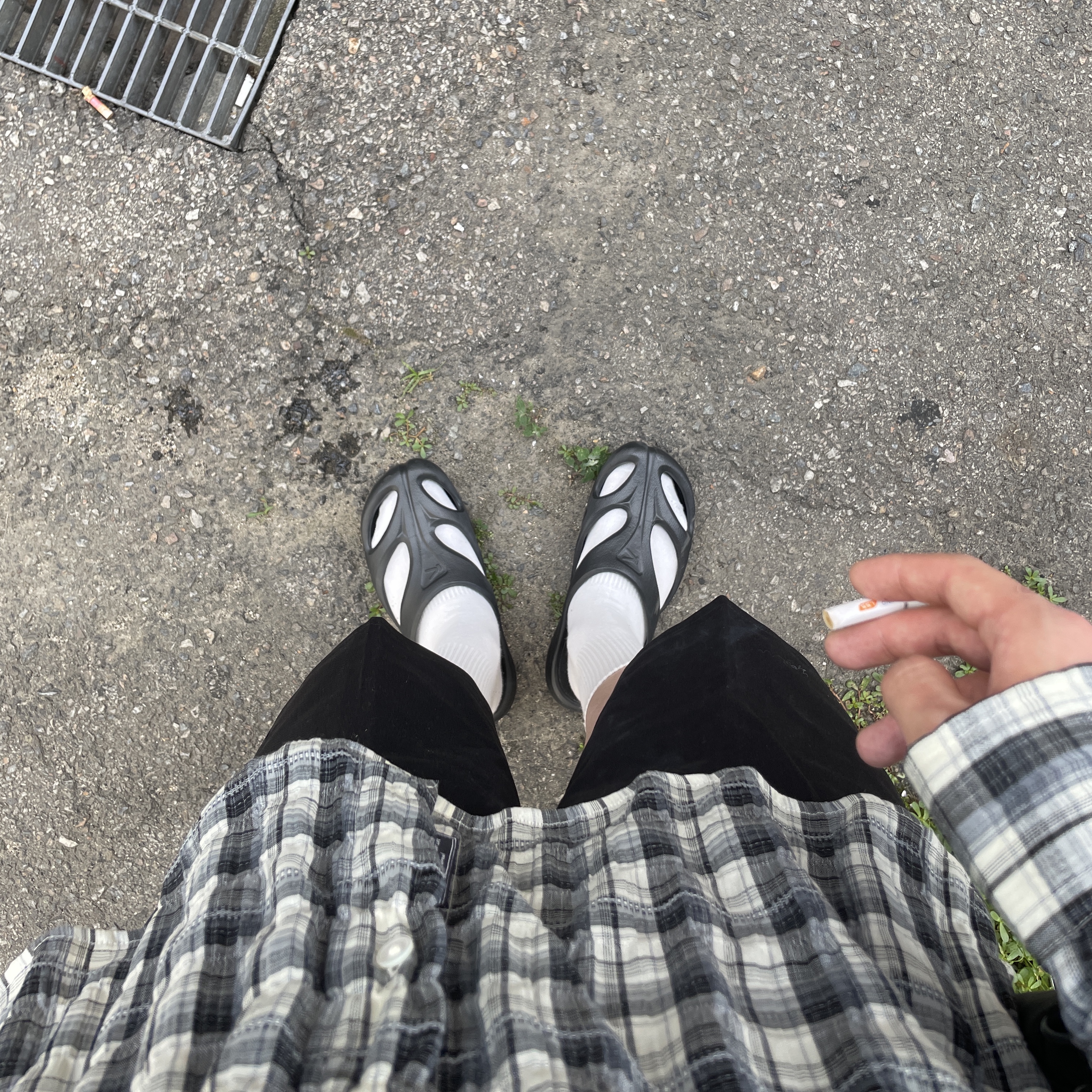 Keen Shanti Black Dawn Blue 착용 스타일