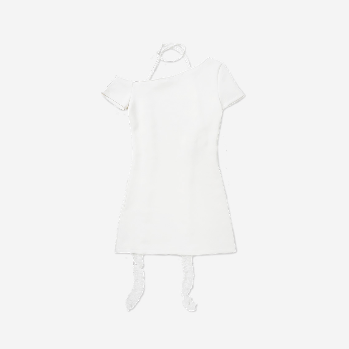 엘프엘프엘프 아카이브스 레이스 라인드 드레스 아이보리(Elfelfelf Archives Lace Lined Dress Ivory) - 2